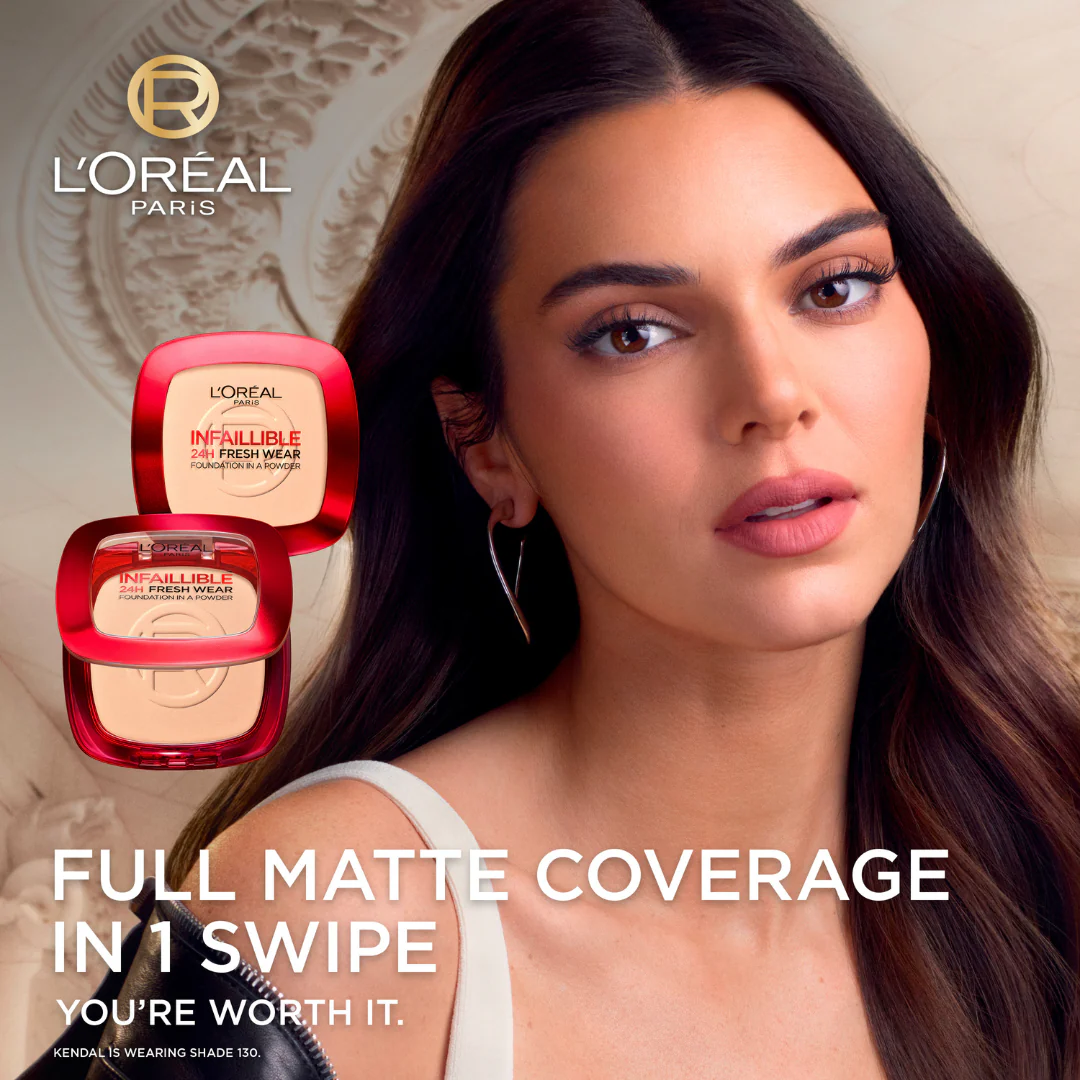 L’Oréal Paris Infaillible Up to 24H Fresh Wear Foundation in a Powder- Waterproof, Heatproof, Sweatproof - Image 3