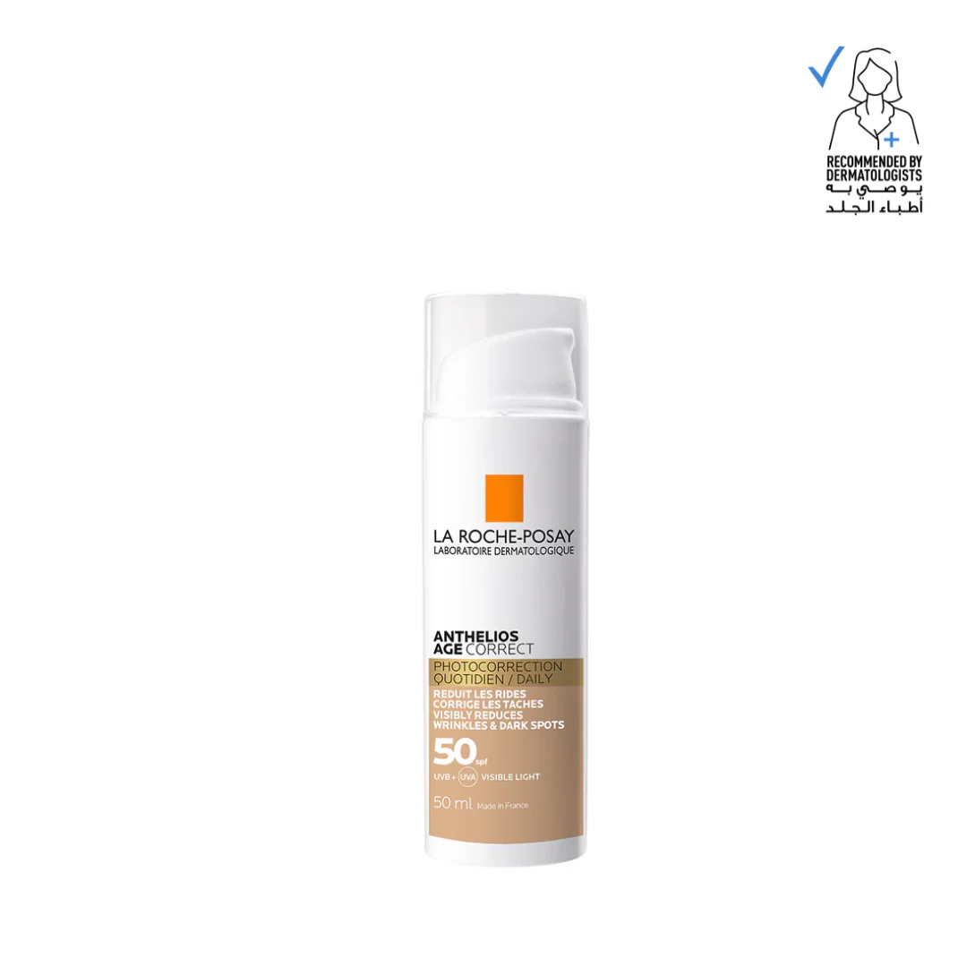 La Roche Posay Anthelios Age Correct SPF50 Tinted Anti Ageing Invisible Sunscreen with Niacinamide 50ml - Image 2