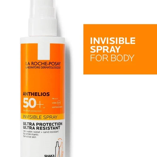 La Roche-Posay Anthelios Invisible Sunscreen Body Spray SPF50 + 200ml - Image 3