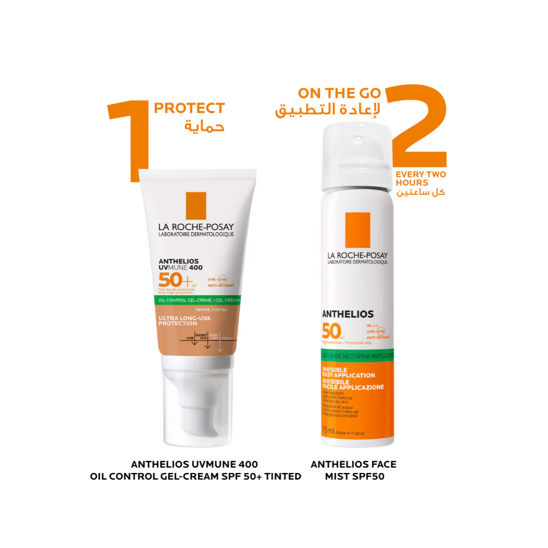 La Roche Posay Anthelios XL Tinted Sunscreen Dry Touch Anti Shine SPF50+ for Oily Skin 50ml - Image 3
