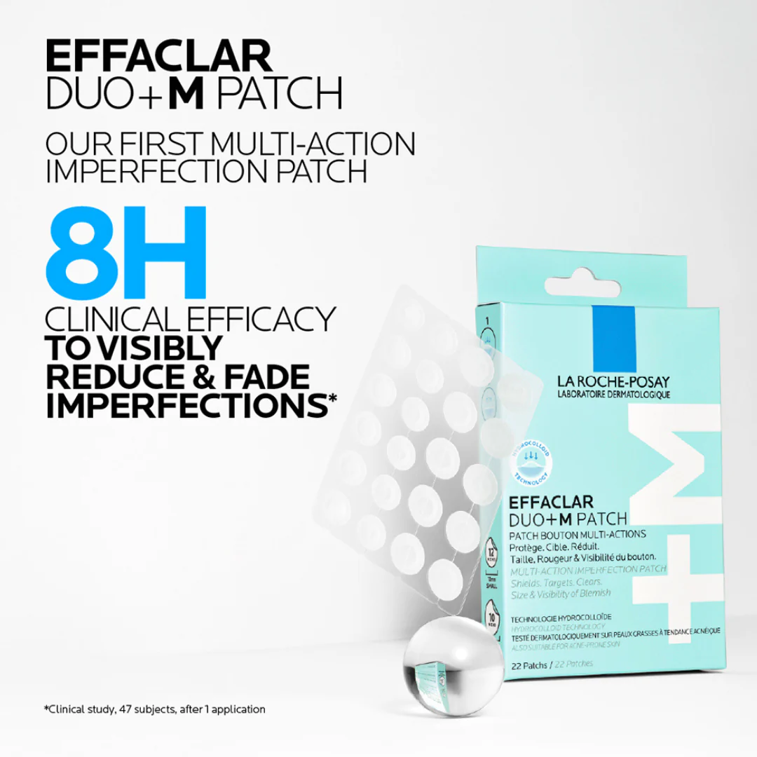 La Roche Posay Effaclar Duo+M 3H Spot Patches for Acne Prone Skin - Image 6