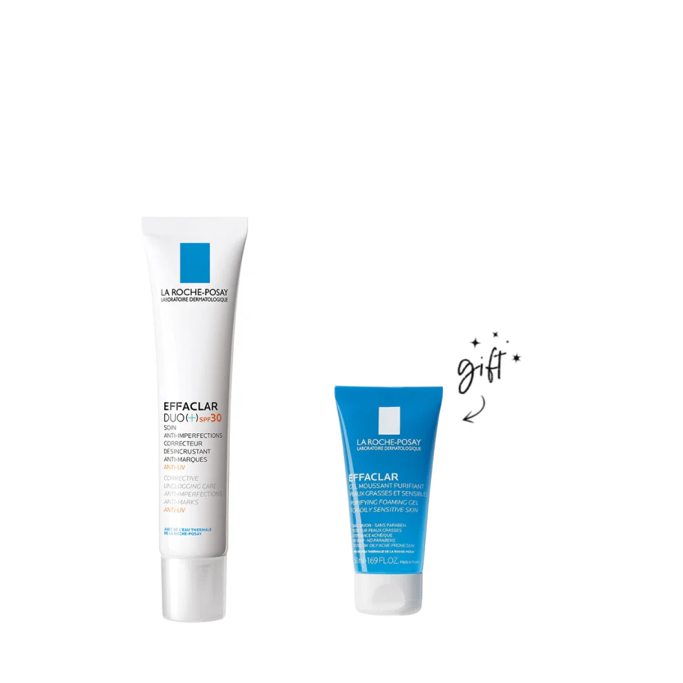 La Roche-Posay Effaclar Duo+ SPF30 Treatment Cream + Minis Bundle