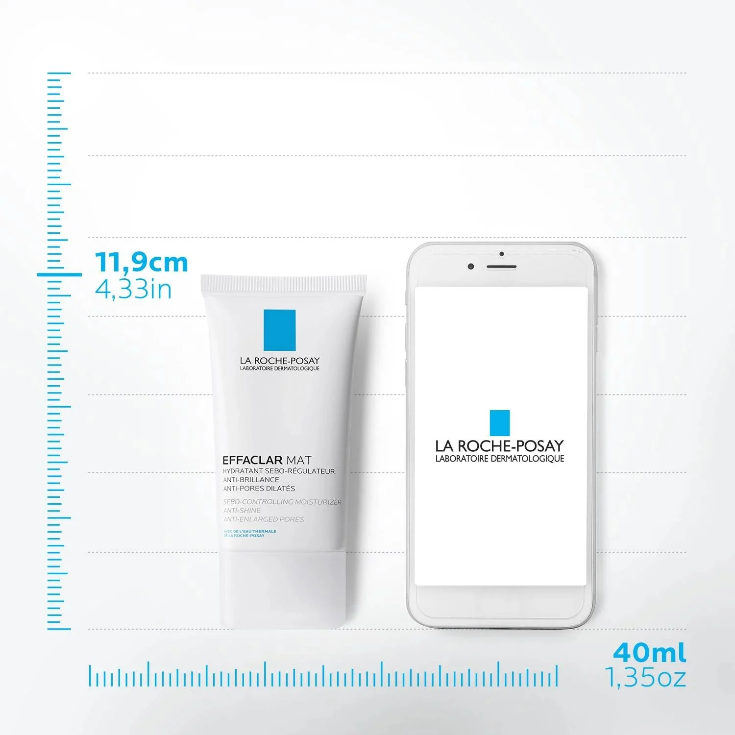 La Roche-Posay Effaclar MAT Mattifying Moisturizer For Oily Skin 40ml - Image 4