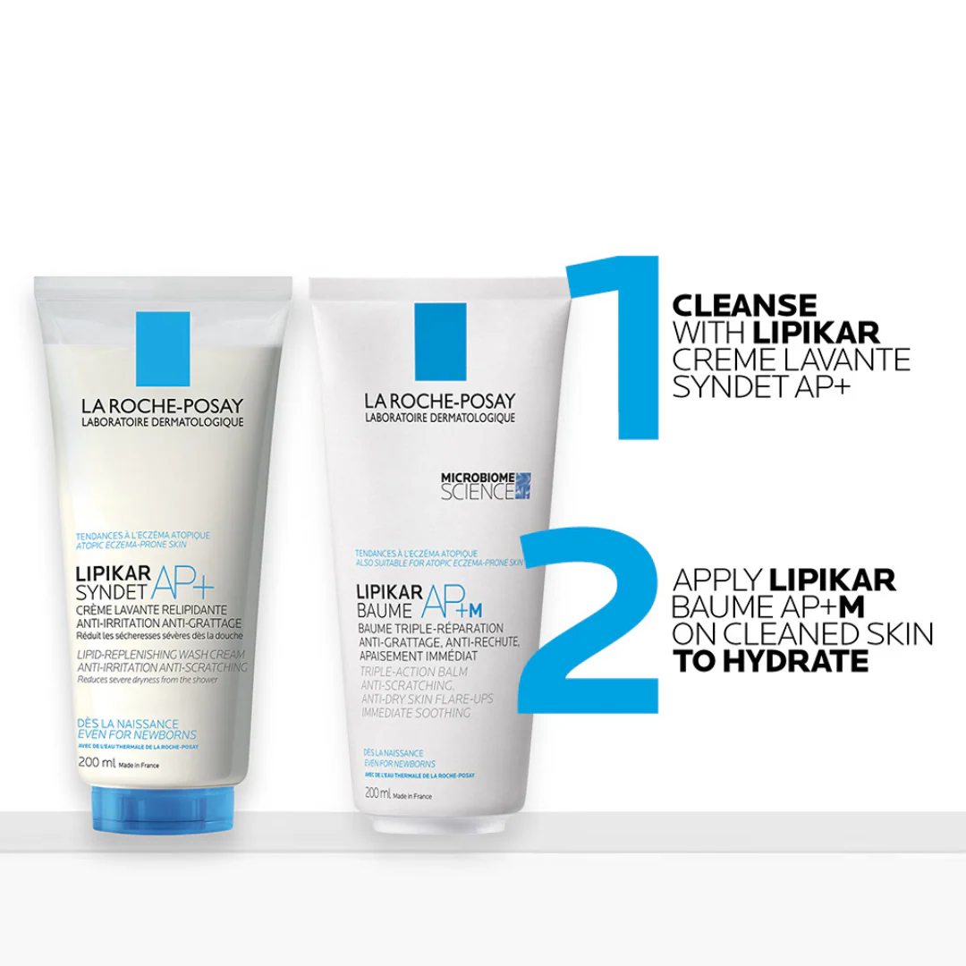La Roche Posay Lipikar Baume AP+M Moisturising Body Balm For Dry & Eczema-Prone Skin 200ml - Image 5