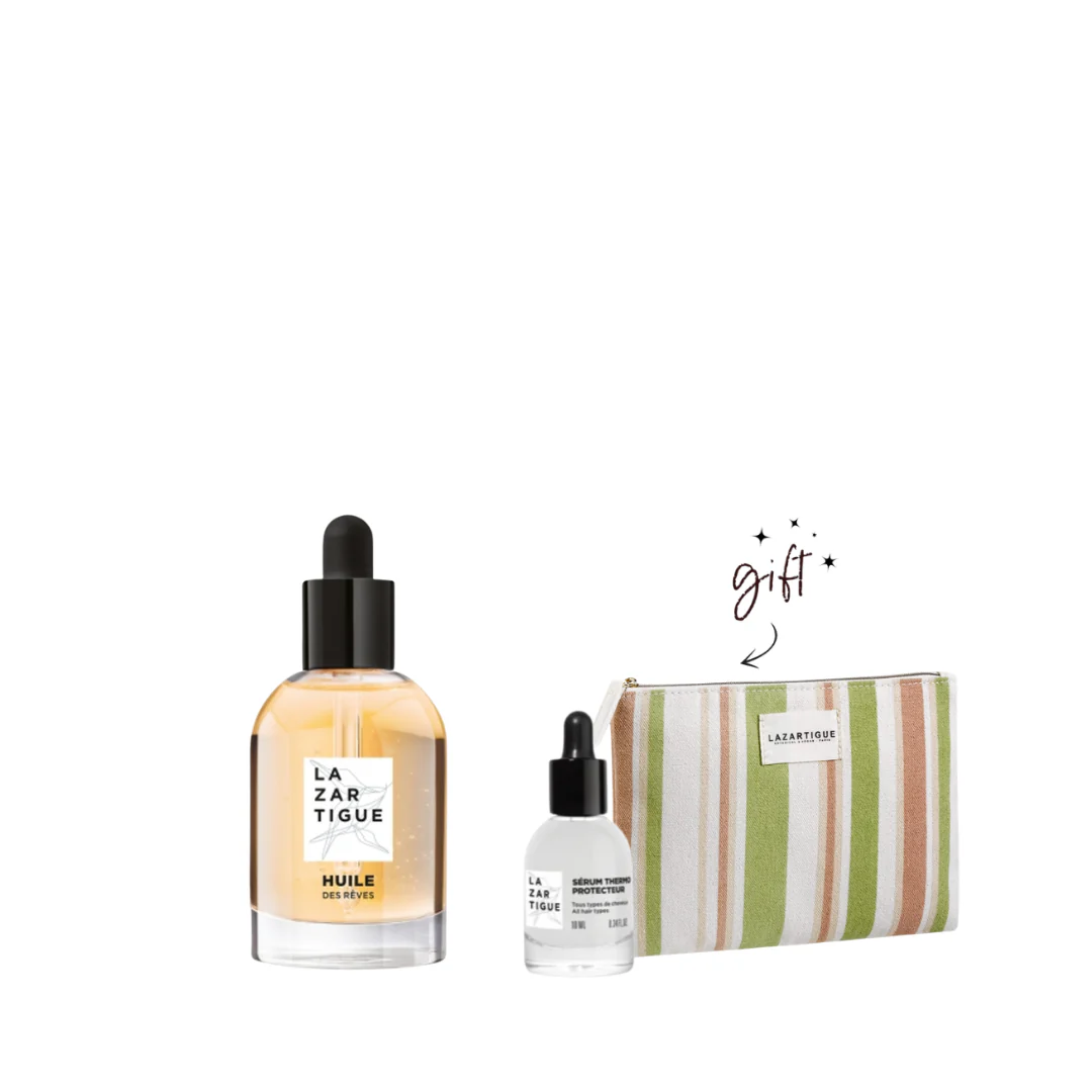 Lazartigue Huile des Rêves Nourishing Dry Hair Oil + Free Gifts Bundle