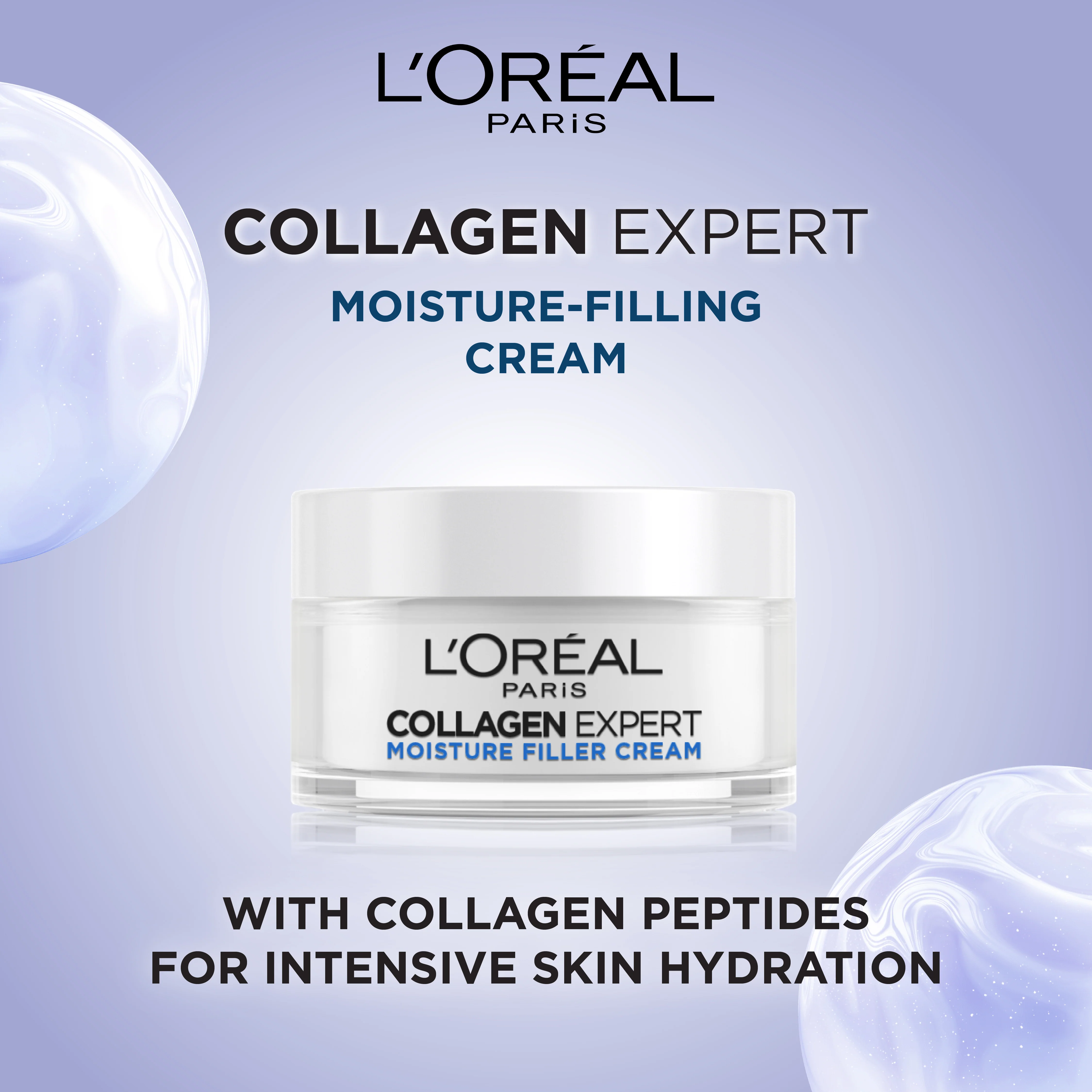 L’Oréal Paris Collagen Expert Moisture-Filling Cream, With Glycerin & Collagen Peptide Fractions - Image 2