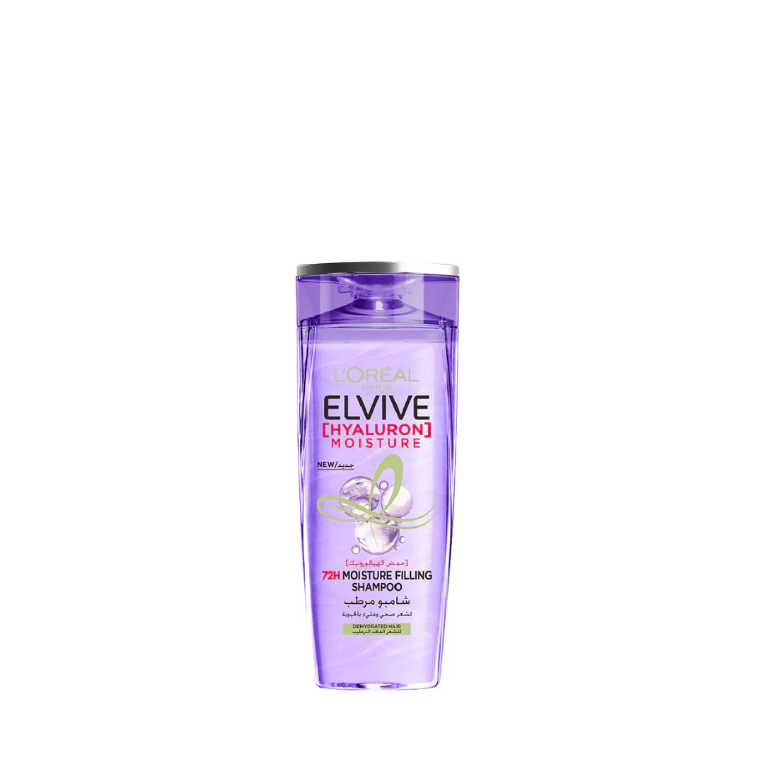 L'Oréal Paris Elvive 72 Hours Hyaluron Filling Moisture Shampoo For Reviving Dehydrated Hair - Image 8