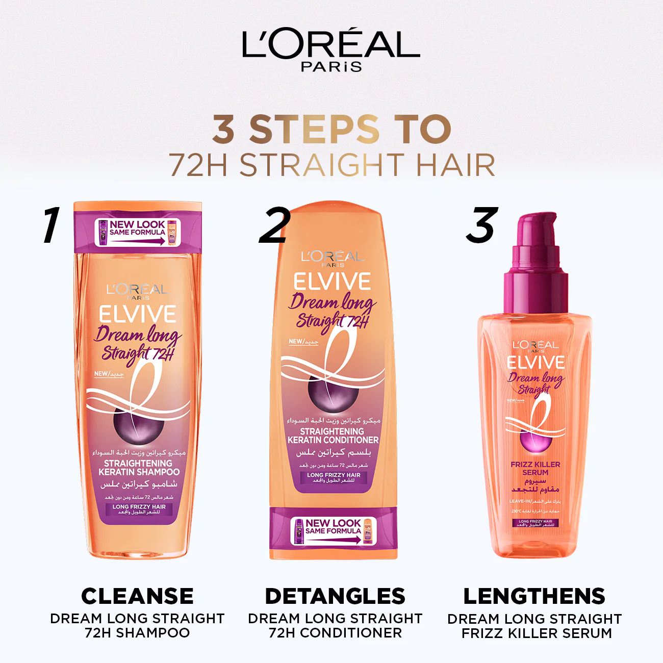 L’Oréal Paris Elvive Dream Long Straight Frizz Killer Serum - Black Cumin Oil & Micro Keratin - Image 6