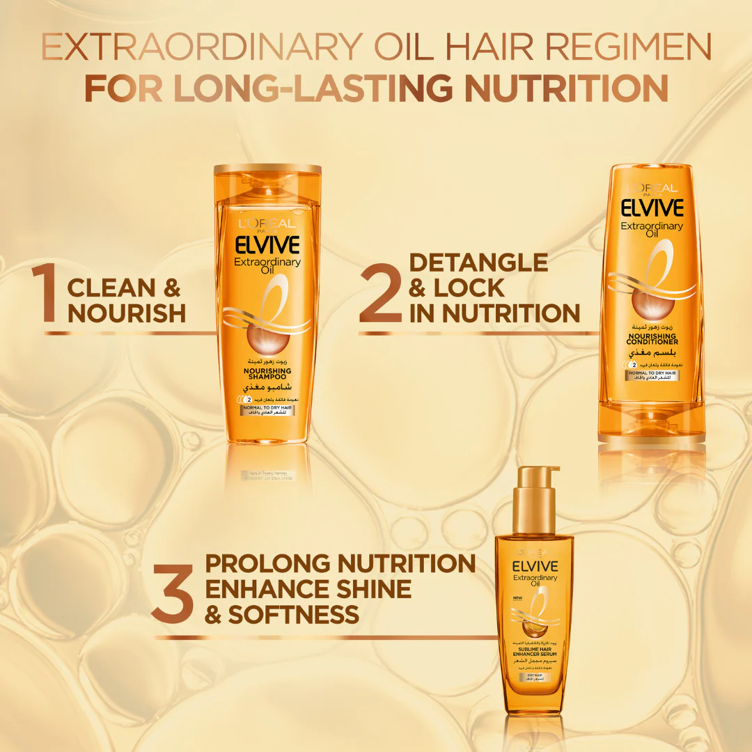 L'Oréal Paris Elvive Exoil Conditioner - For Dry Hair - Image 4