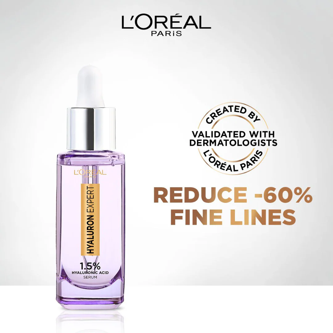 L'Oréal Paris Hyaluron Expert Moisturiser And Anti-Aging Plumping Serum with 1.5% Hyaluronic Acid - Image 2