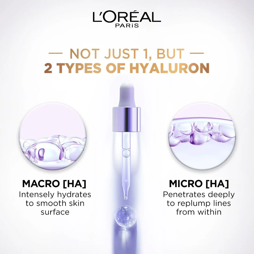 L'Oréal Paris Hyaluron Expert Moisturiser And Anti-Aging Plumping Serum with 1.5% Hyaluronic Acid - Image 7