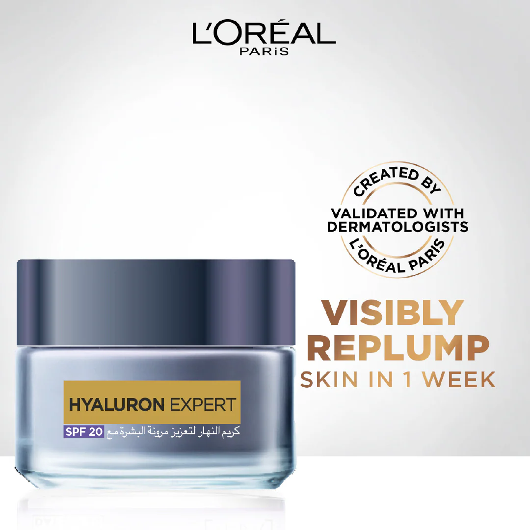 L'Oréal Paris Hyaluron Expert Moisturiser And Plumping Anti-Aging Day Cream With Hyaluronic Acid - Image 6