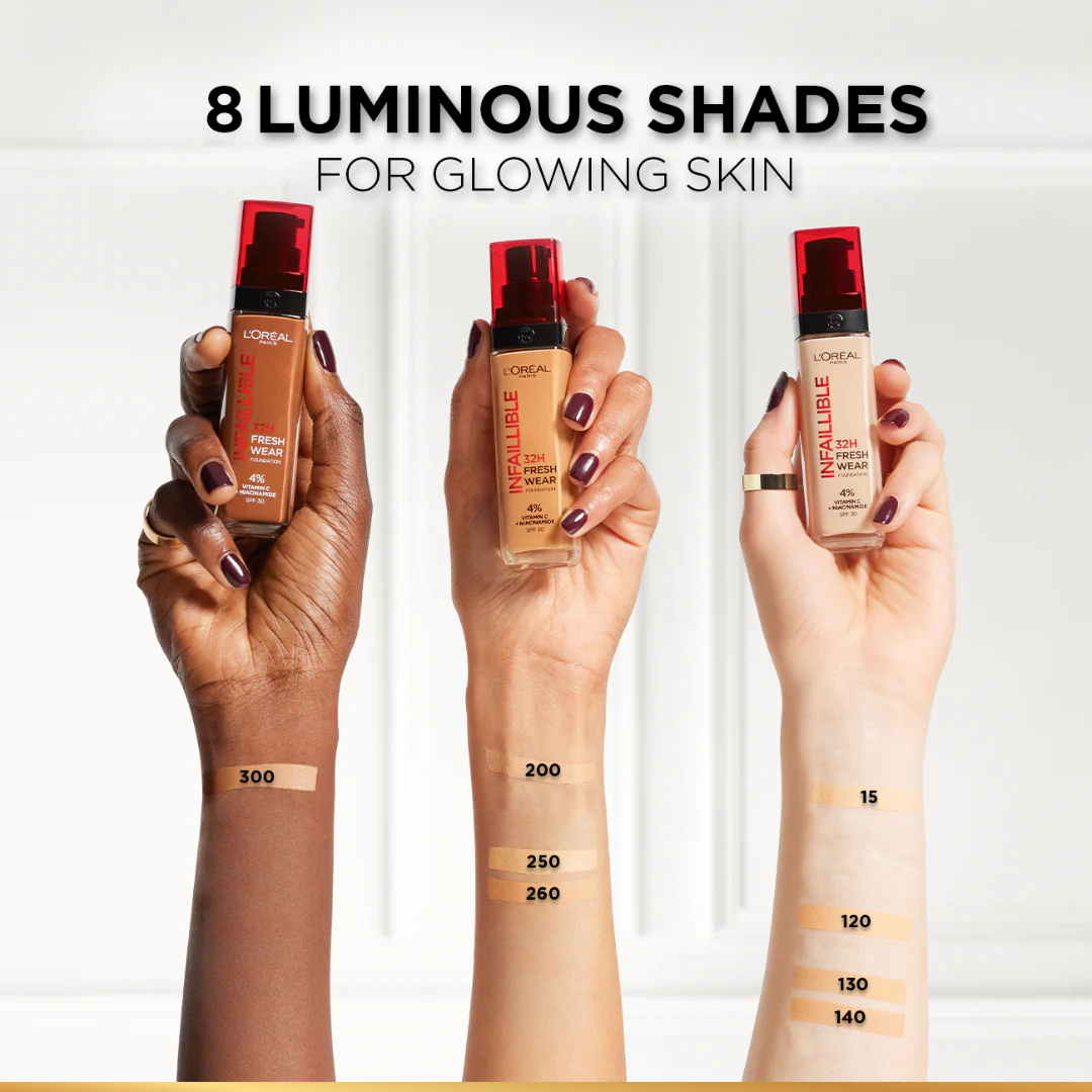 L'Oréal Paris Infaillible 32H Freshwear Liquid Foundation SPF25 - Image 7