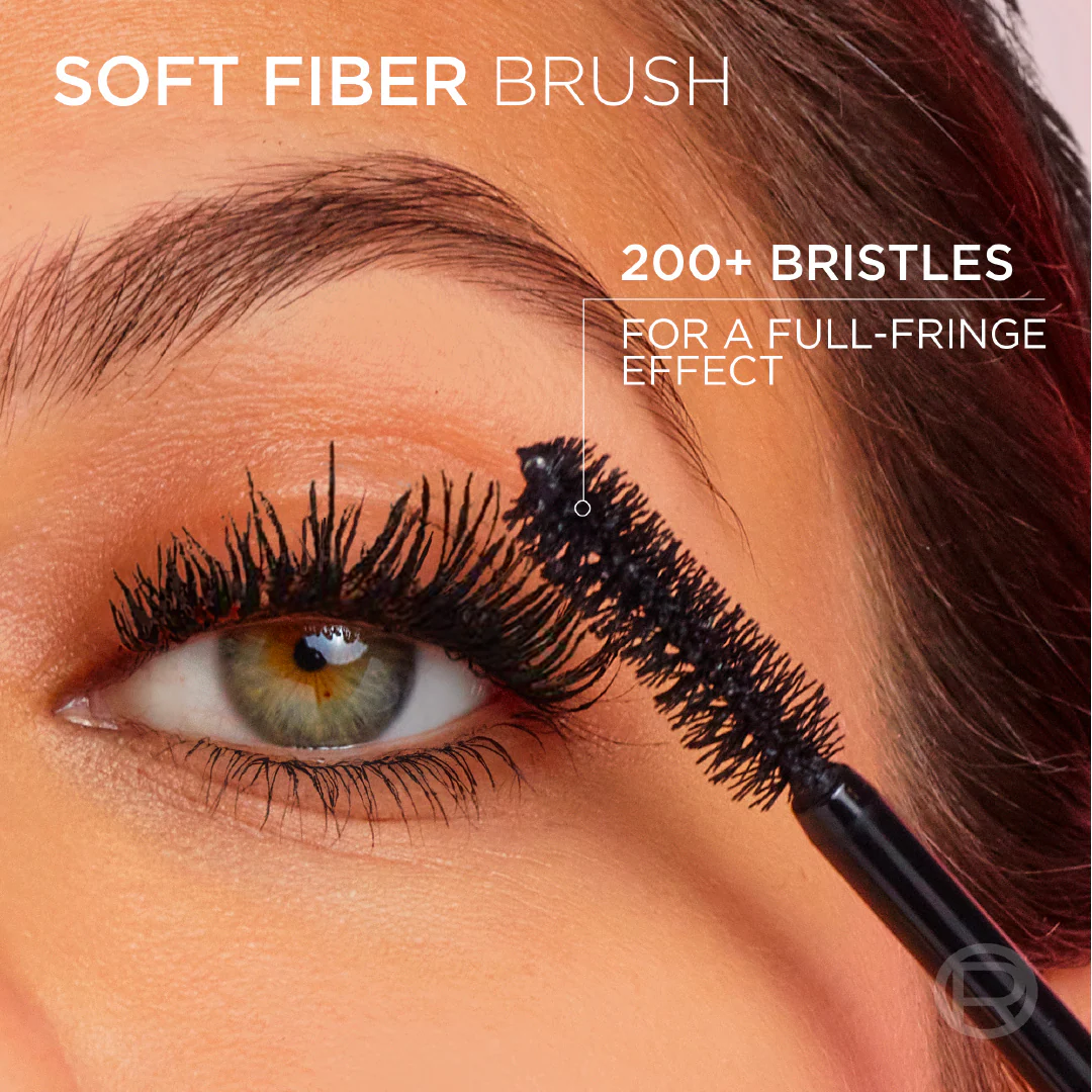 L'Oréal Paris Lash Paradise 24 Hour, Volumizing and Lengthening Black Mascara- Washable - Image 7