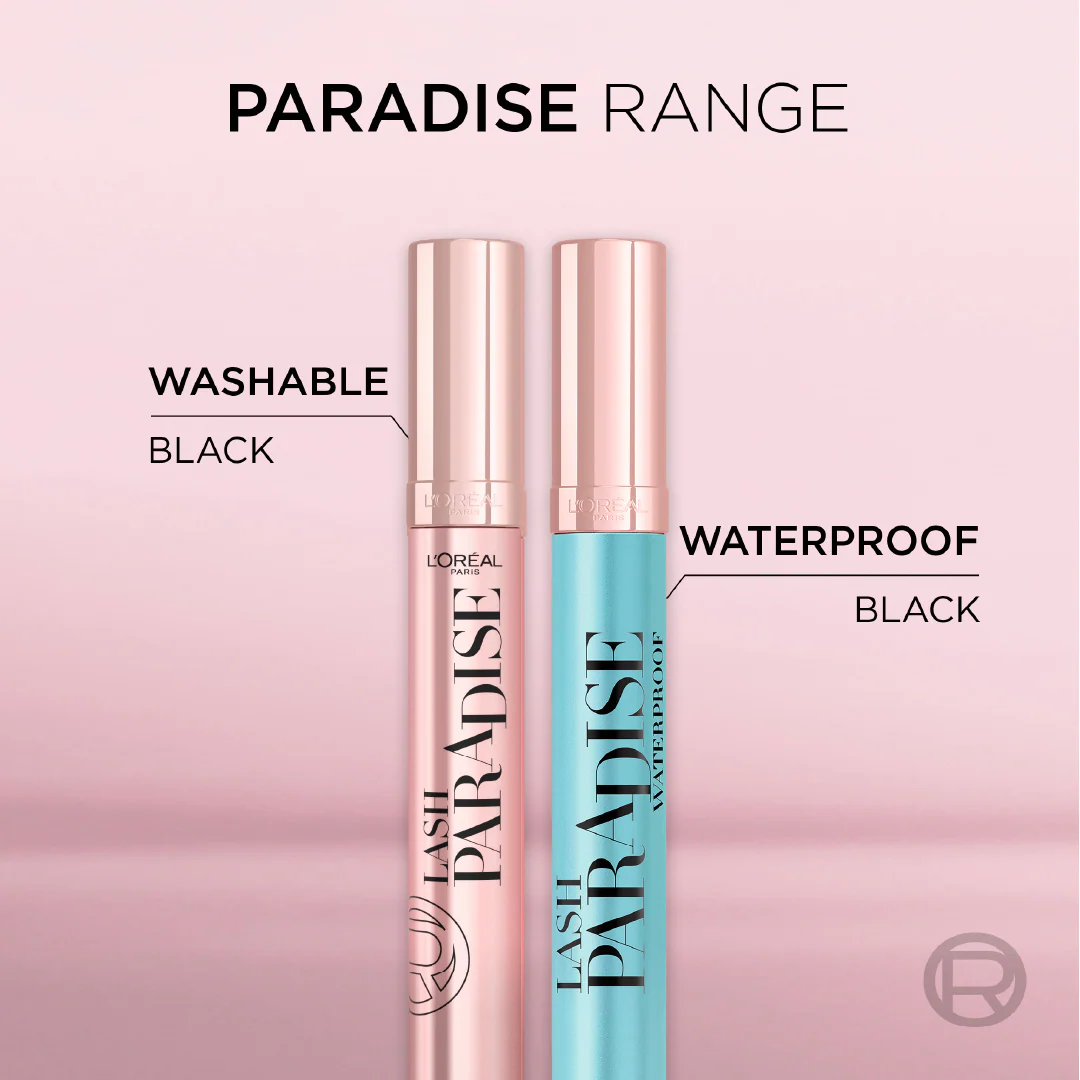 L'Oréal Paris Lash Paradise 24 Hour, Volumizing and Lengthening Black Mascara- Washable - Image 8