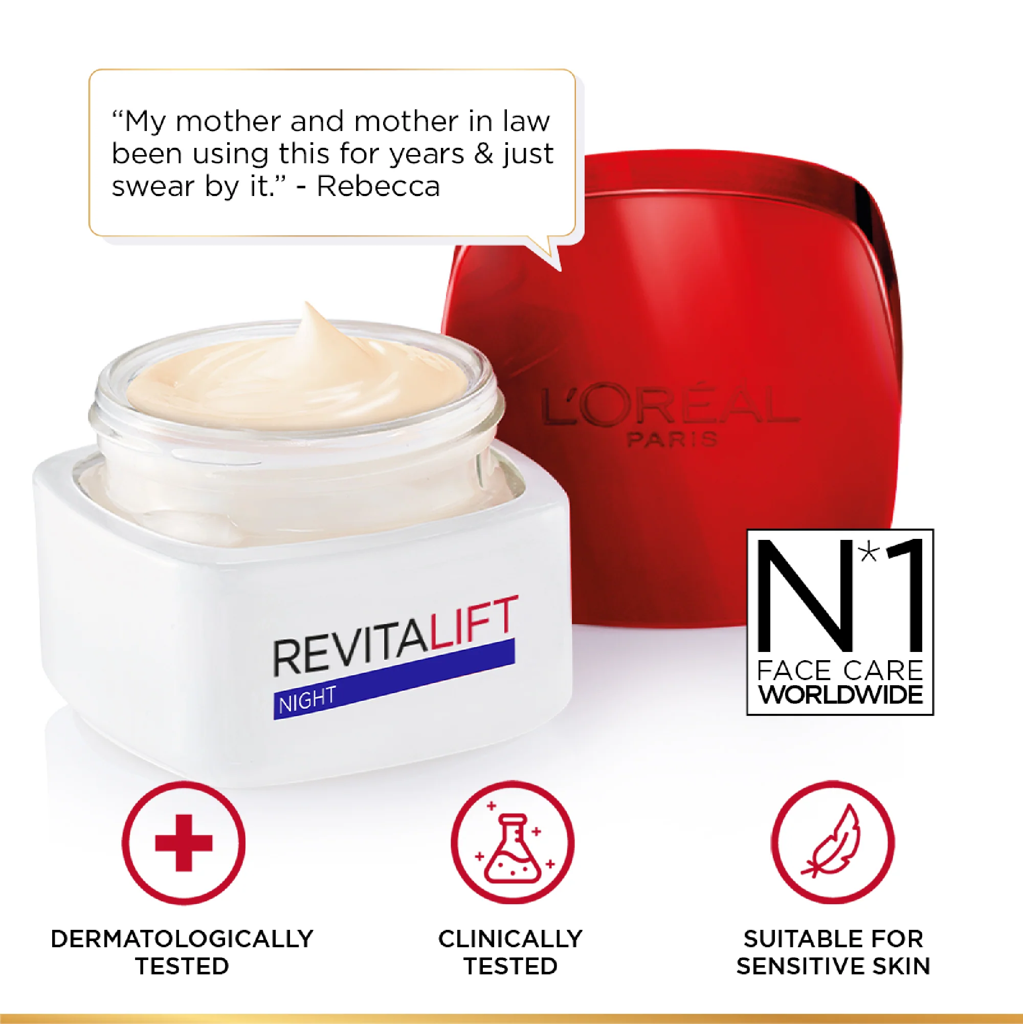 L'Oréal Paris Revitalift Night Cream 50ml - Image 8
