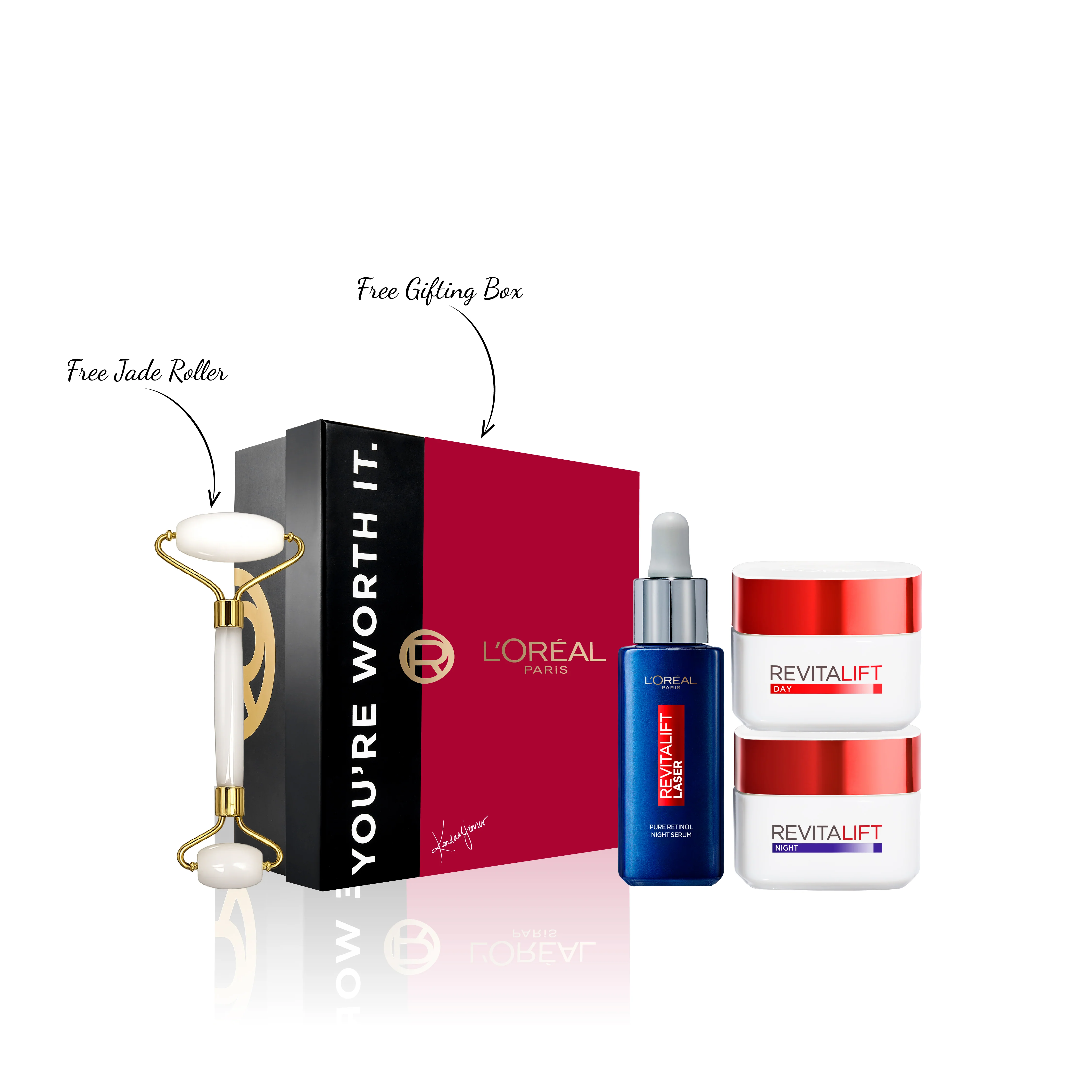 L'Oréal Paris Revitalift Retinol Day And Night Bundle + Free Gifts At 20% Off