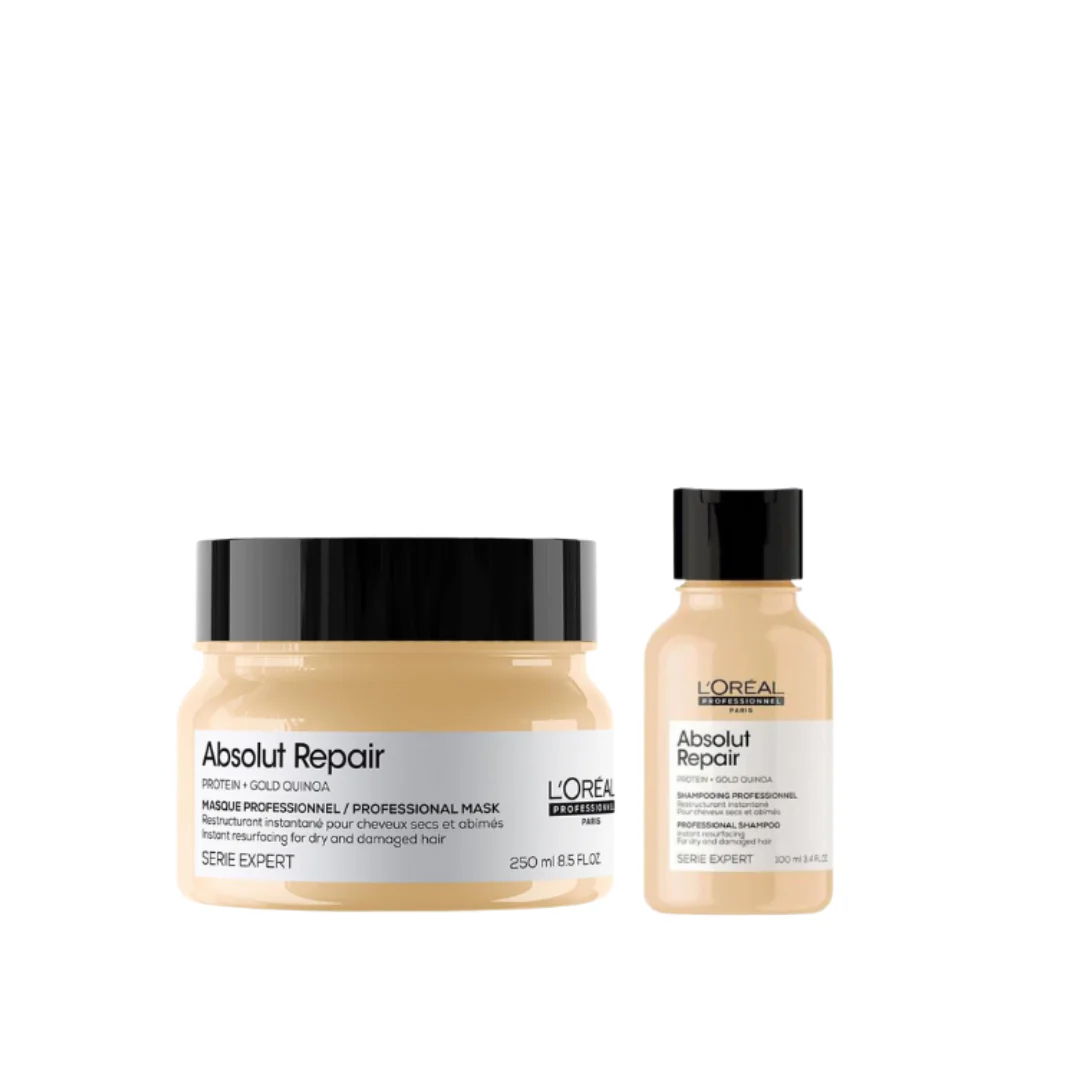 L'Oreal Professionnel Absolut Repair Mask And Travel Size Shampoo Set