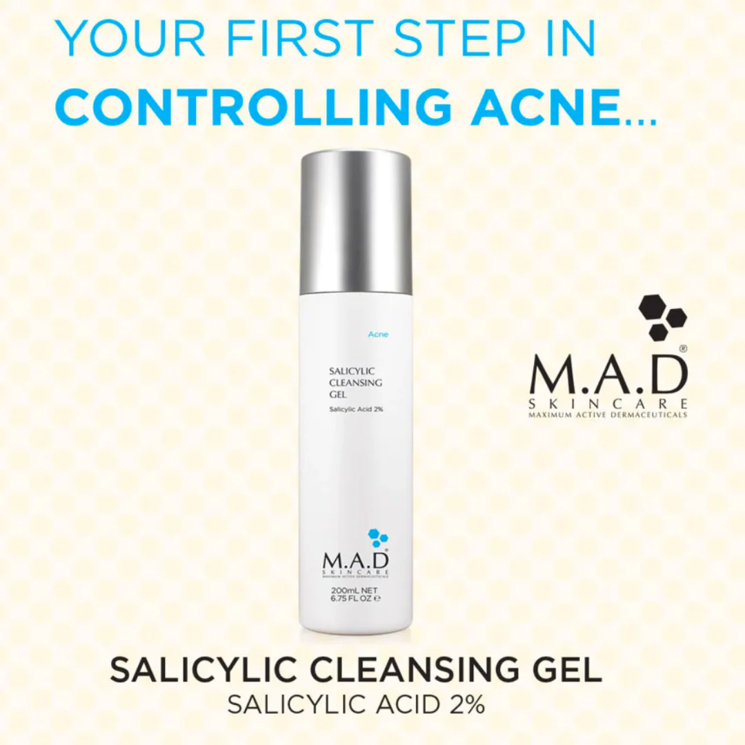 M.A.D Skincare Salicylic Cleansing Gel 200ml - Image 4