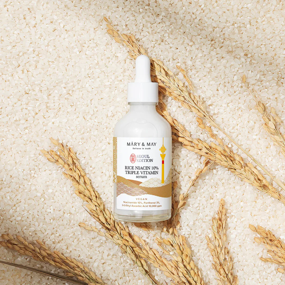 Mary And May Rice NIacin 10% Triple Vitamin Serum - Image 3