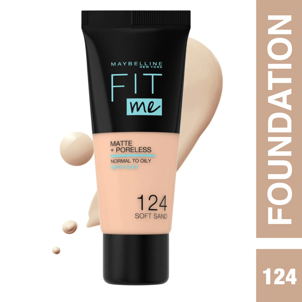 Maybelline New York Fit Me Matte Poreless Liquid Foundation Ideal For Normal To Oily Skin - Image 19