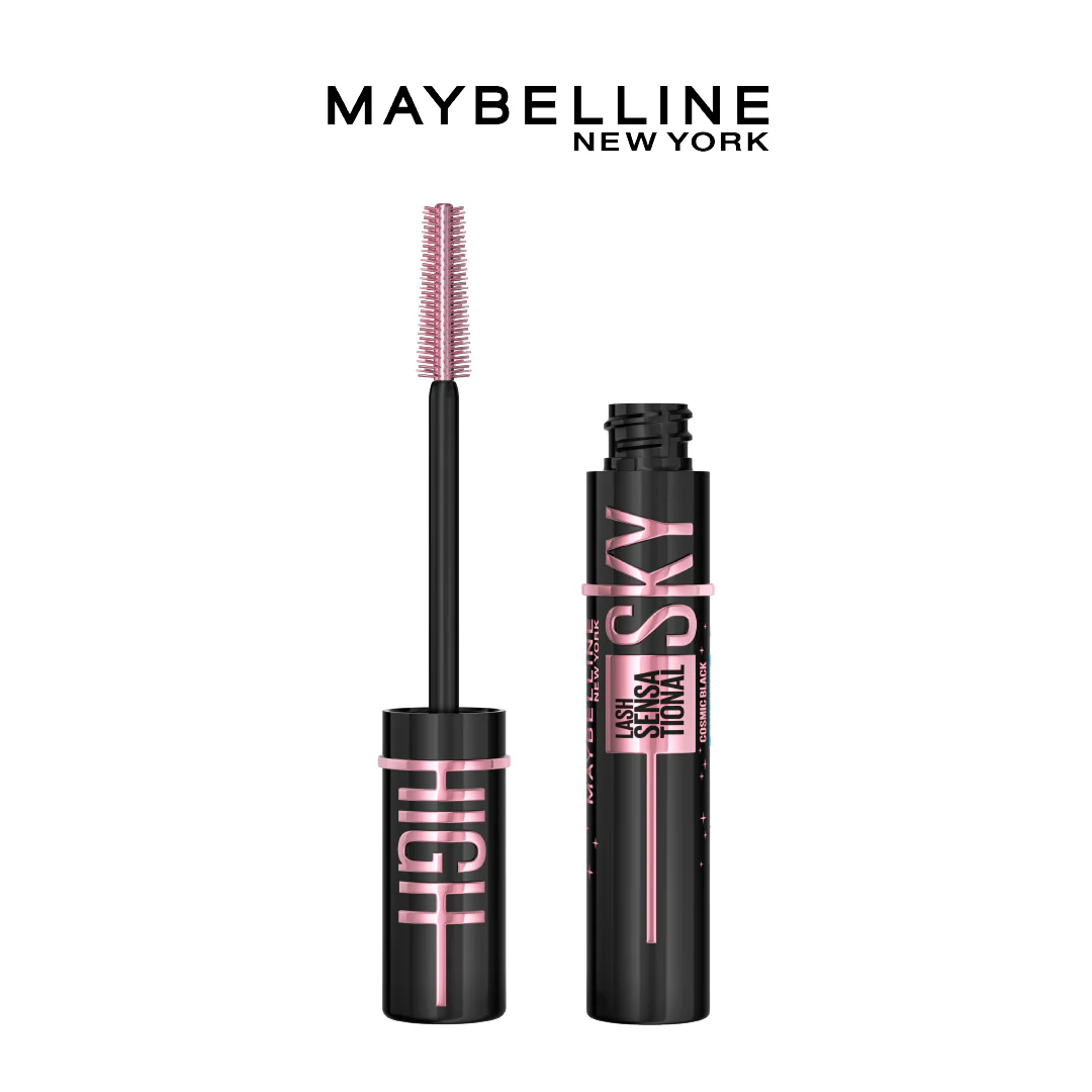 Maybelline Lash Sensational Cosmic Black Sky High Volumizing & Lengthening Intense Black - Image 2