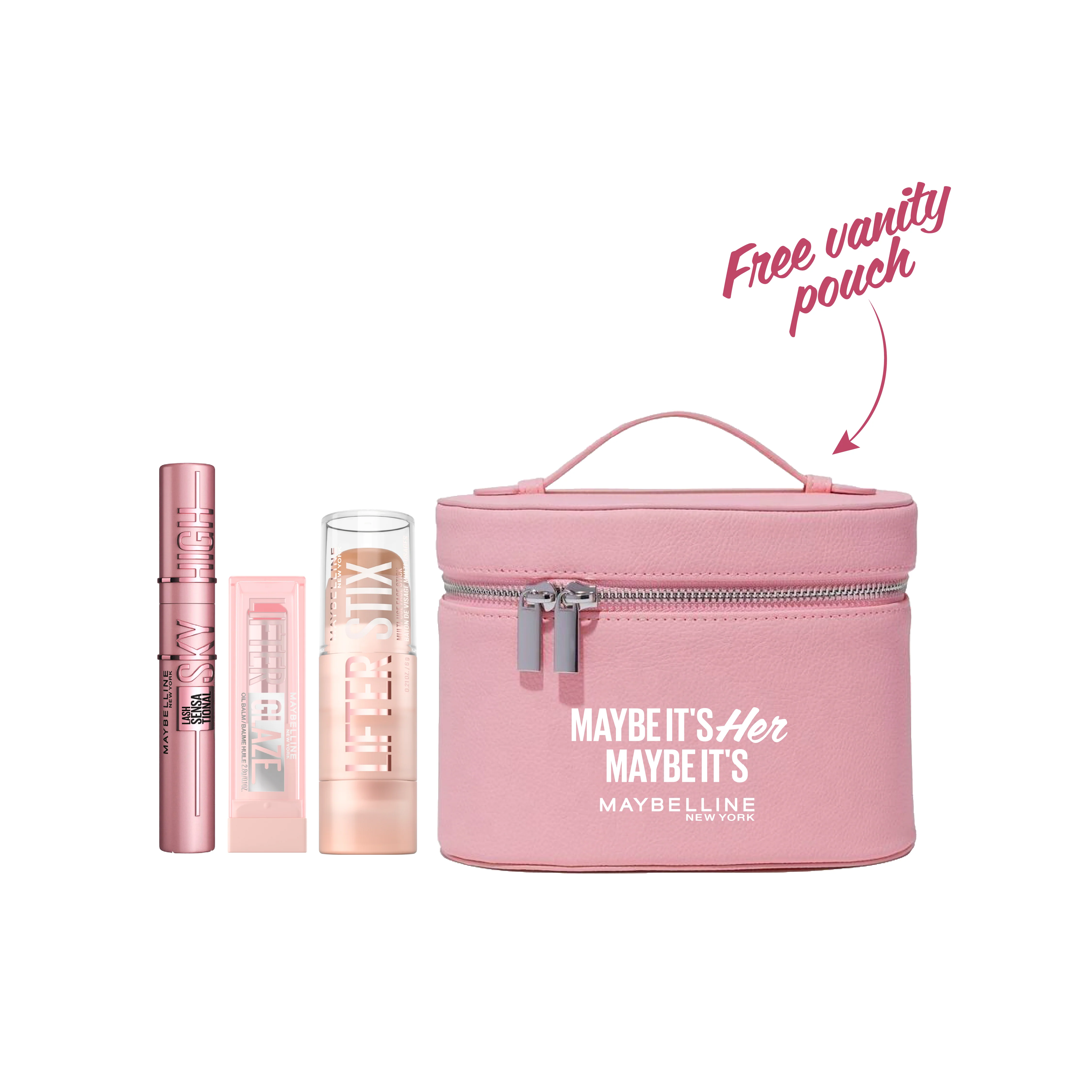 Maybelline Lifted Look Bundle + Free Pouch At 30% Off
