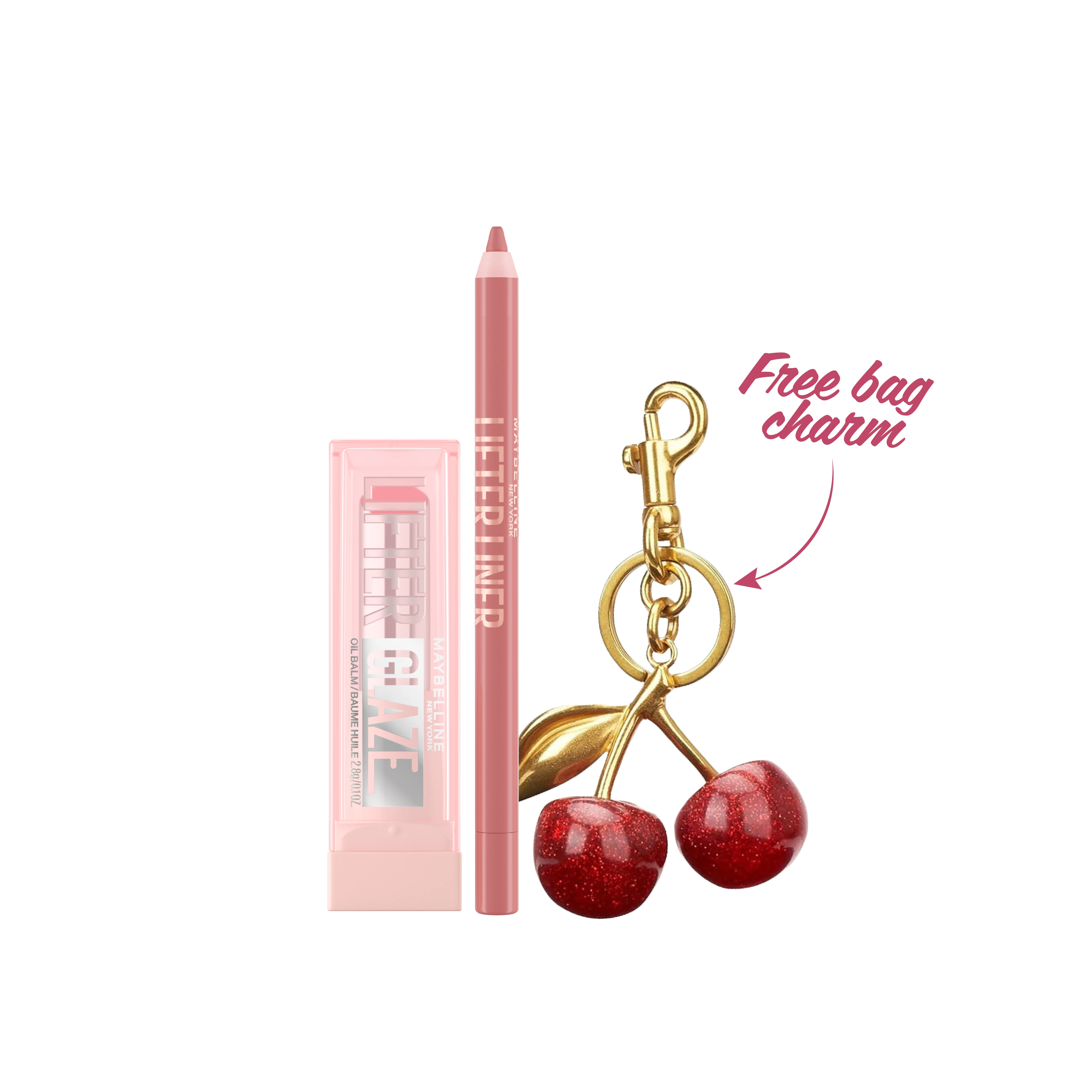 Maybelline Lifter Liner x Tinted Lip Oil Bundle + Free Keychain At 25% Off