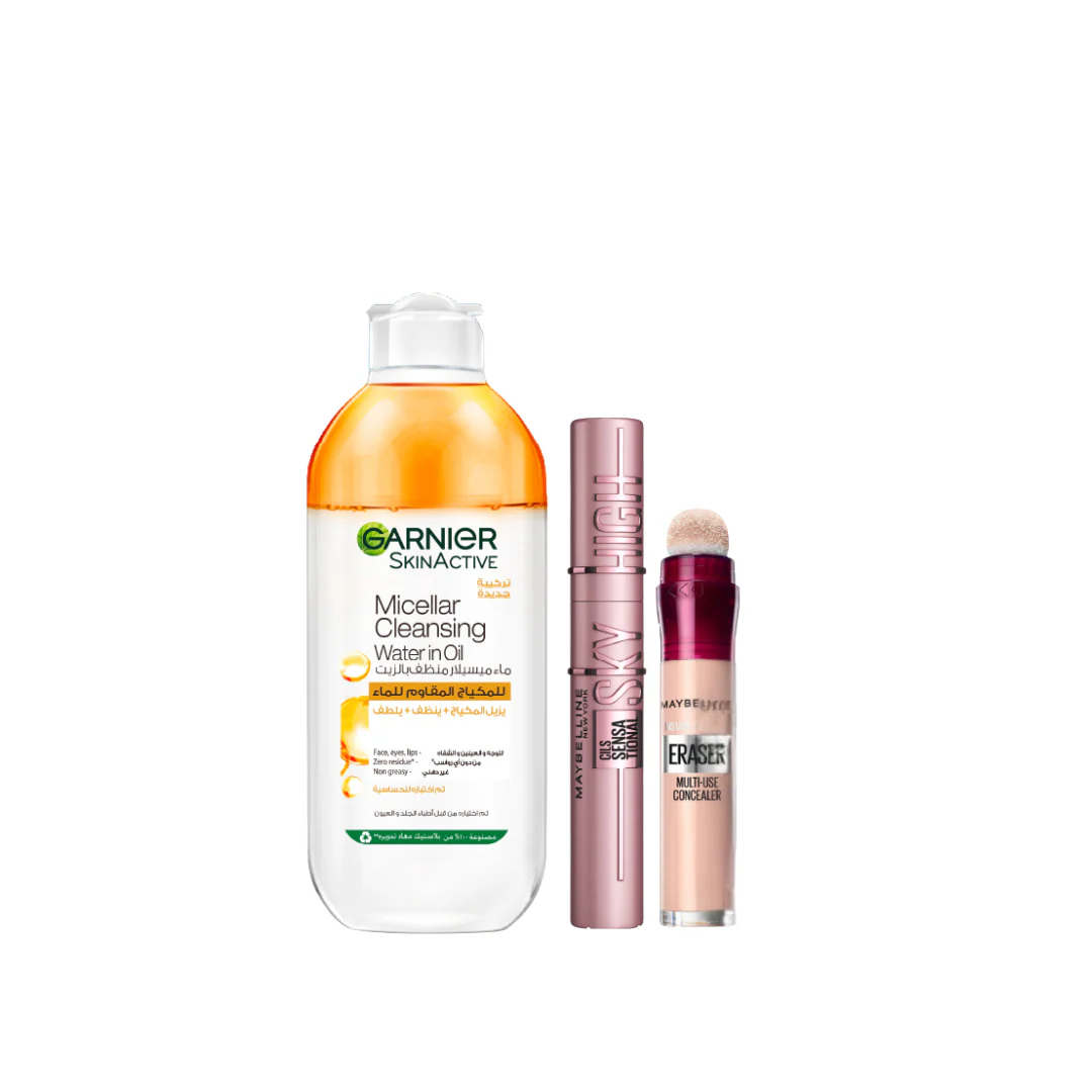 Garnier Micellar X Maybelline Sky High & Concealer Bundle At 25% Off