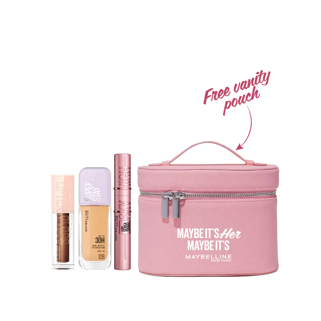 Maybelline Maybe It's Her Makeup Look Bundle + Free Pouch At 30% Off
