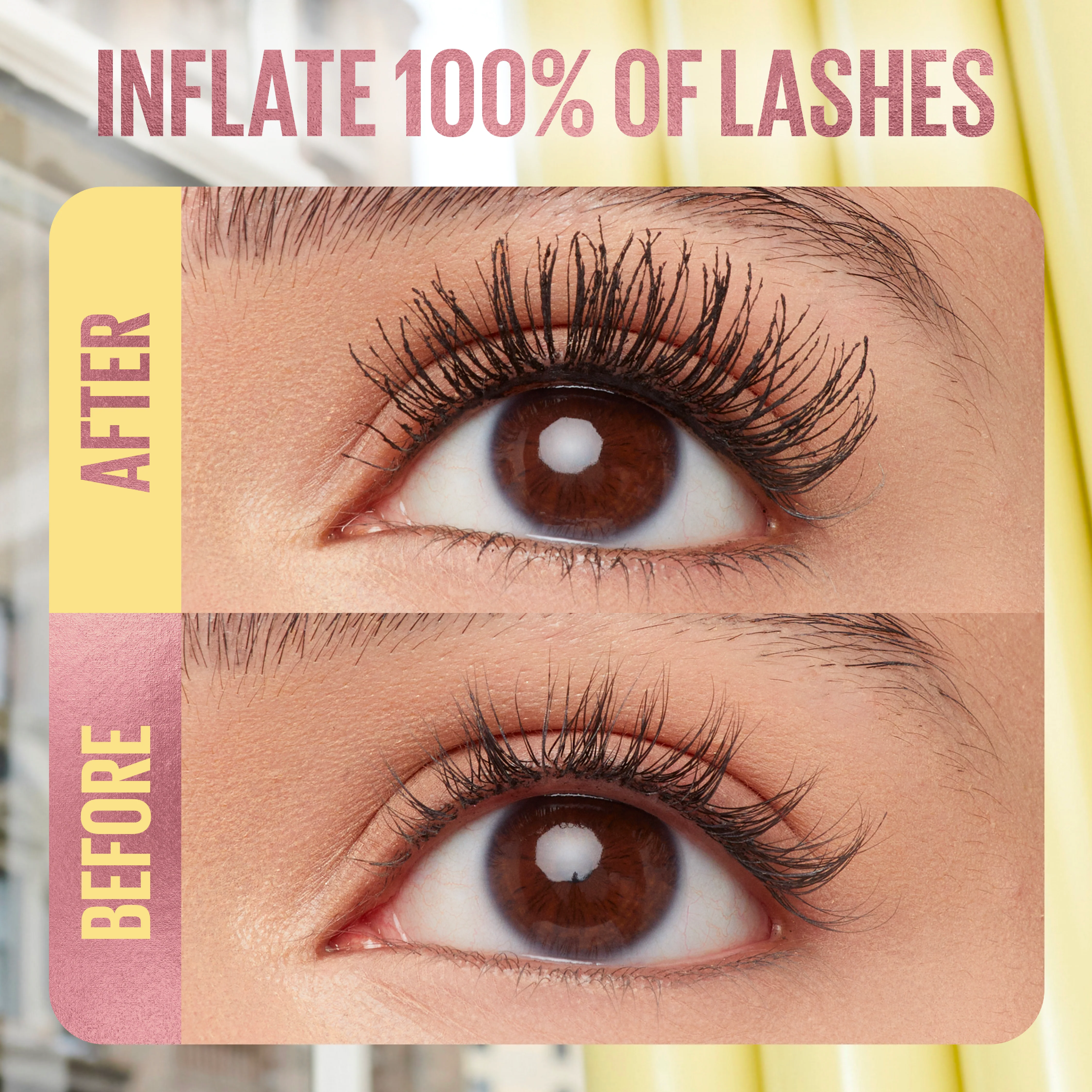 Maybelline New York Colossal Bubble Mascara Buildable Sleek Volume and Long Lasting 24HR Wear Mascara| Inflator Comb Brush to Separate Lashes - Image 3