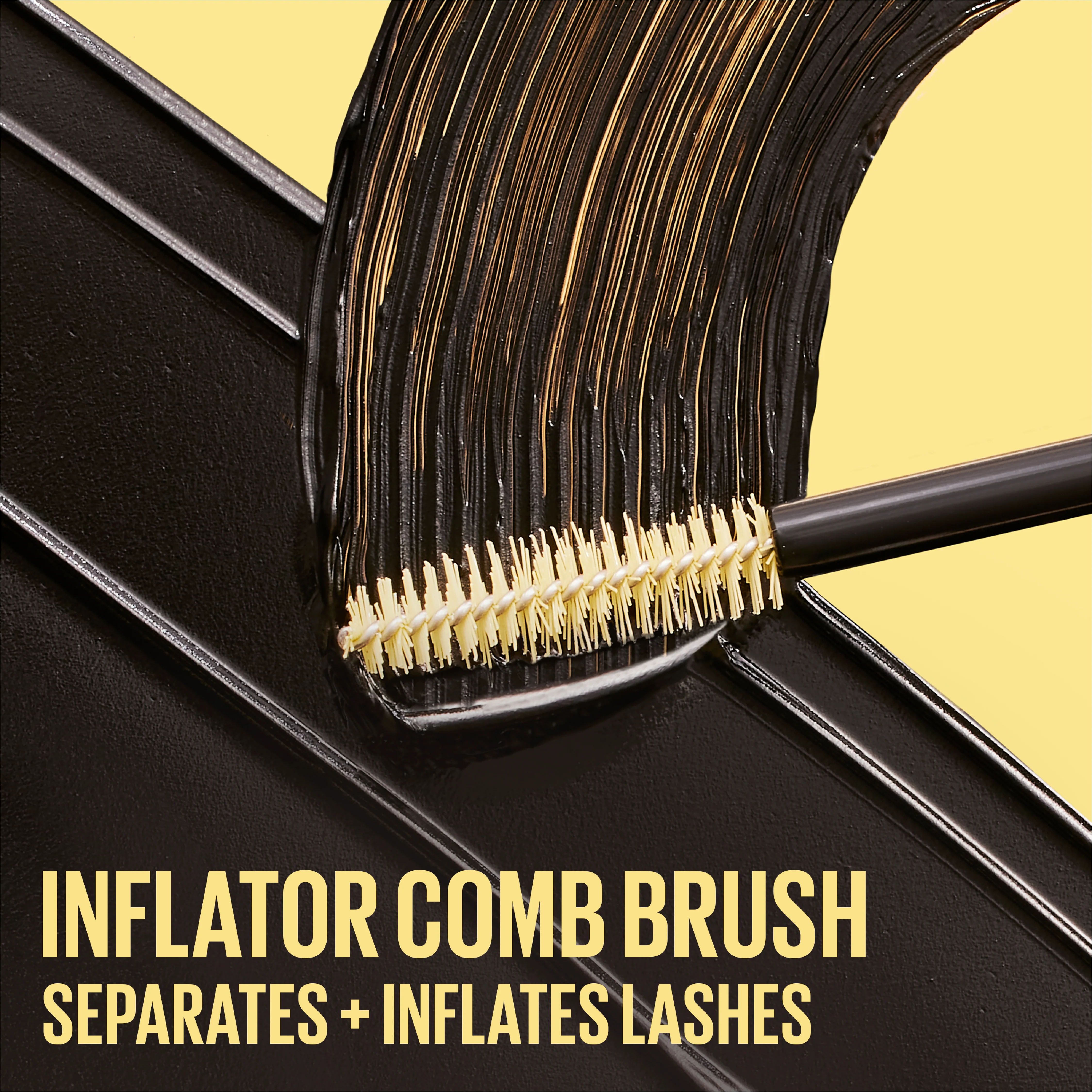 Maybelline New York Colossal Bubble Mascara Buildable Sleek Volume and Long Lasting 24HR Wear Mascara| Inflator Comb Brush to Separate Lashes - Image 6