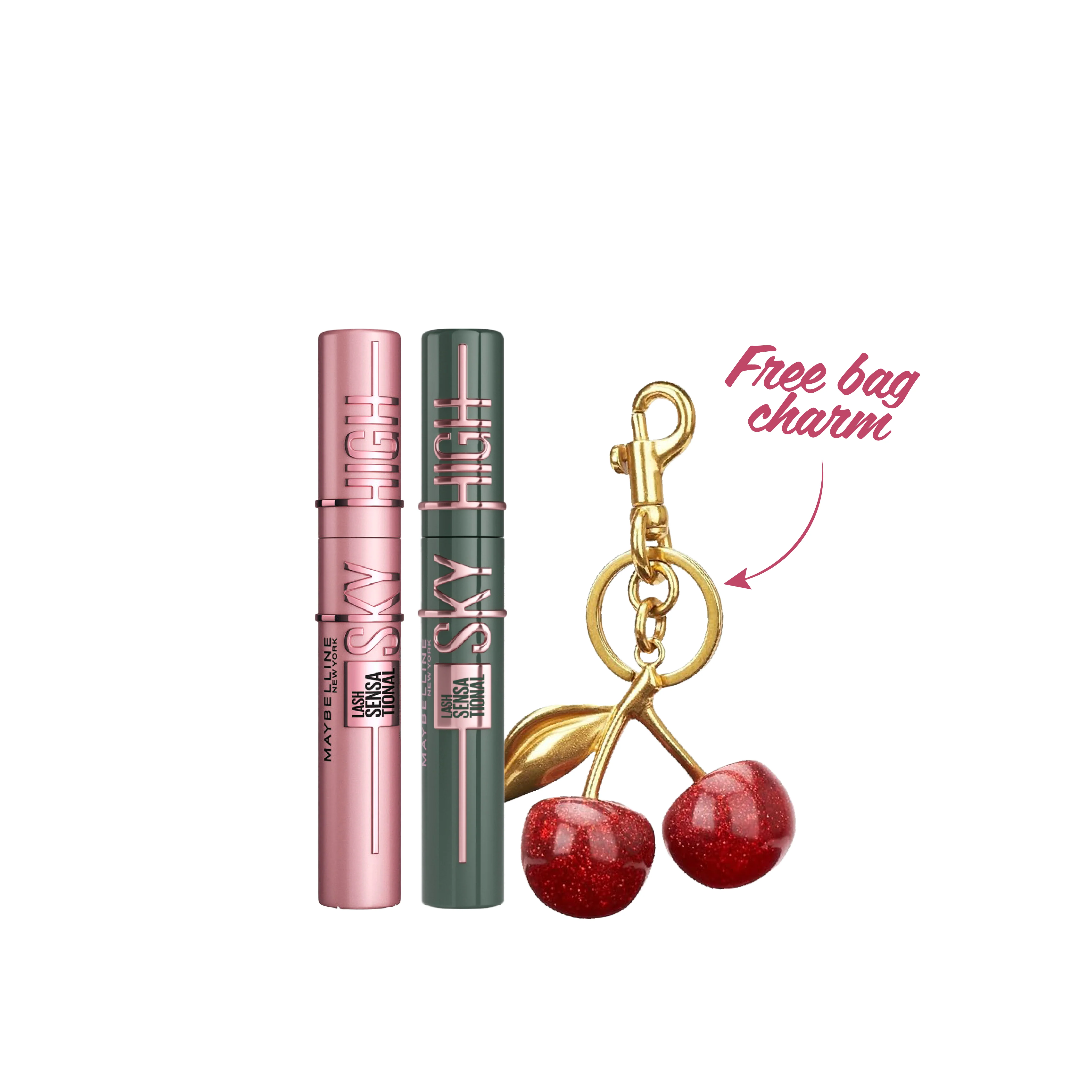 Maybelline New York Lash Sensational Sky High In Colors Bundle + Free Keychain At 20% Off
