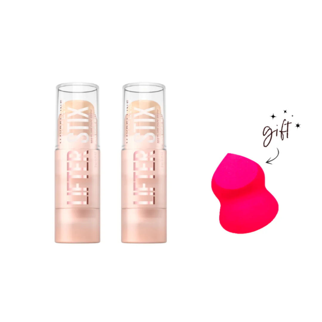 Maybelline New York Lifter Stix Duo Bundle + Free Beauty Blender