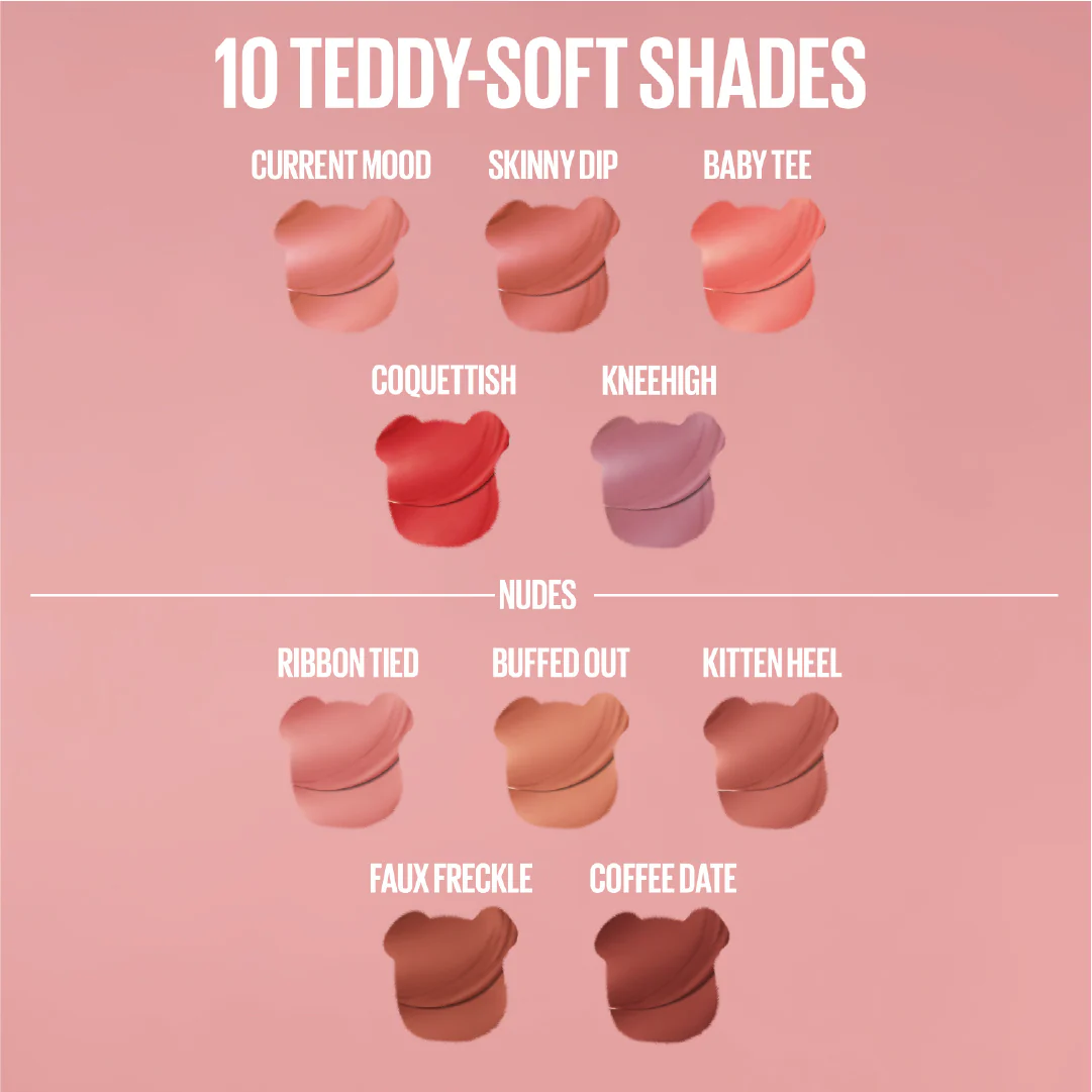 Maybelline Super Stay Teddy Tint Soft Blurred Matte Lip Tint | 12h Longwear, Transfer proof - Image 9