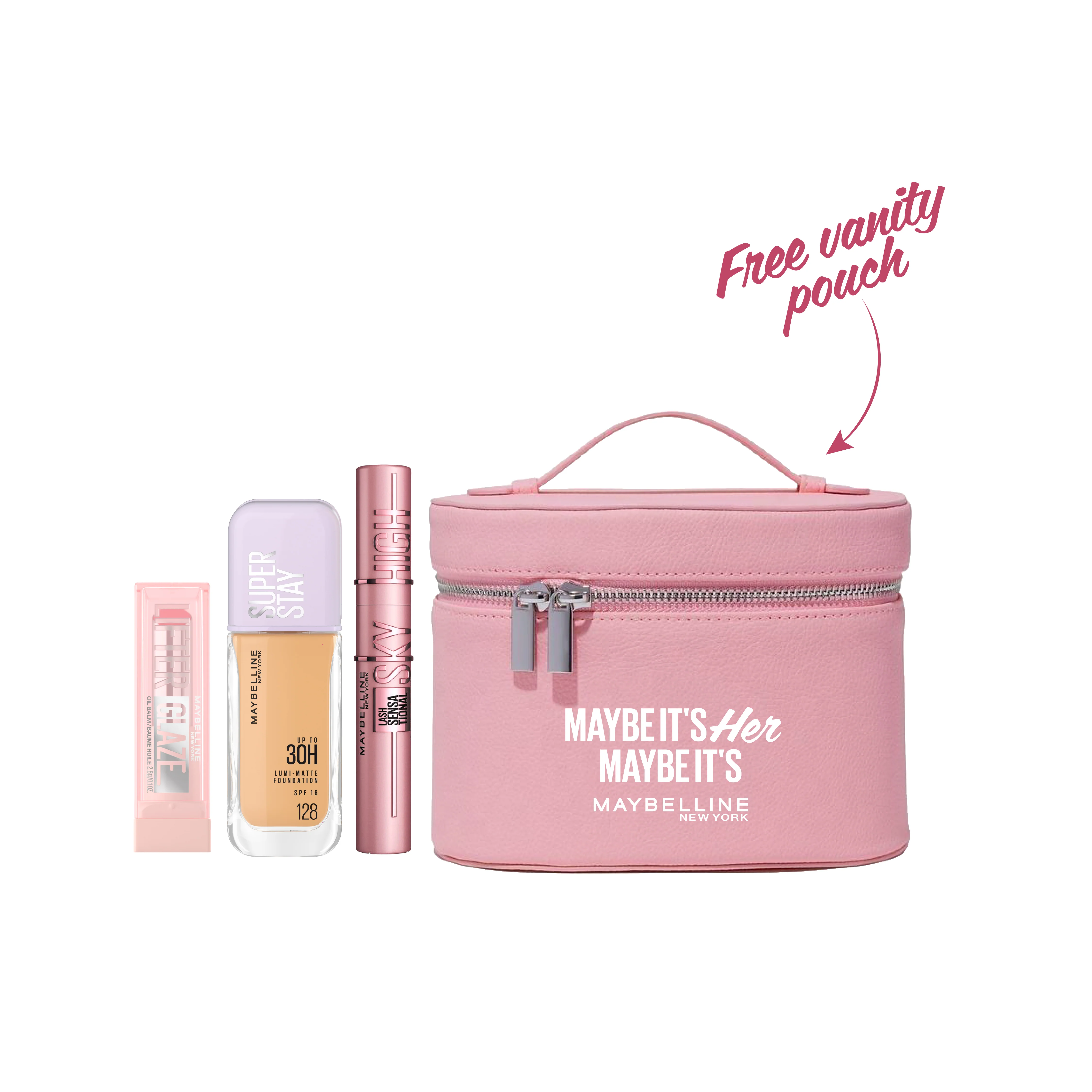 Maybelline Subtle Look Bundle + Free Pouch At 30% Off