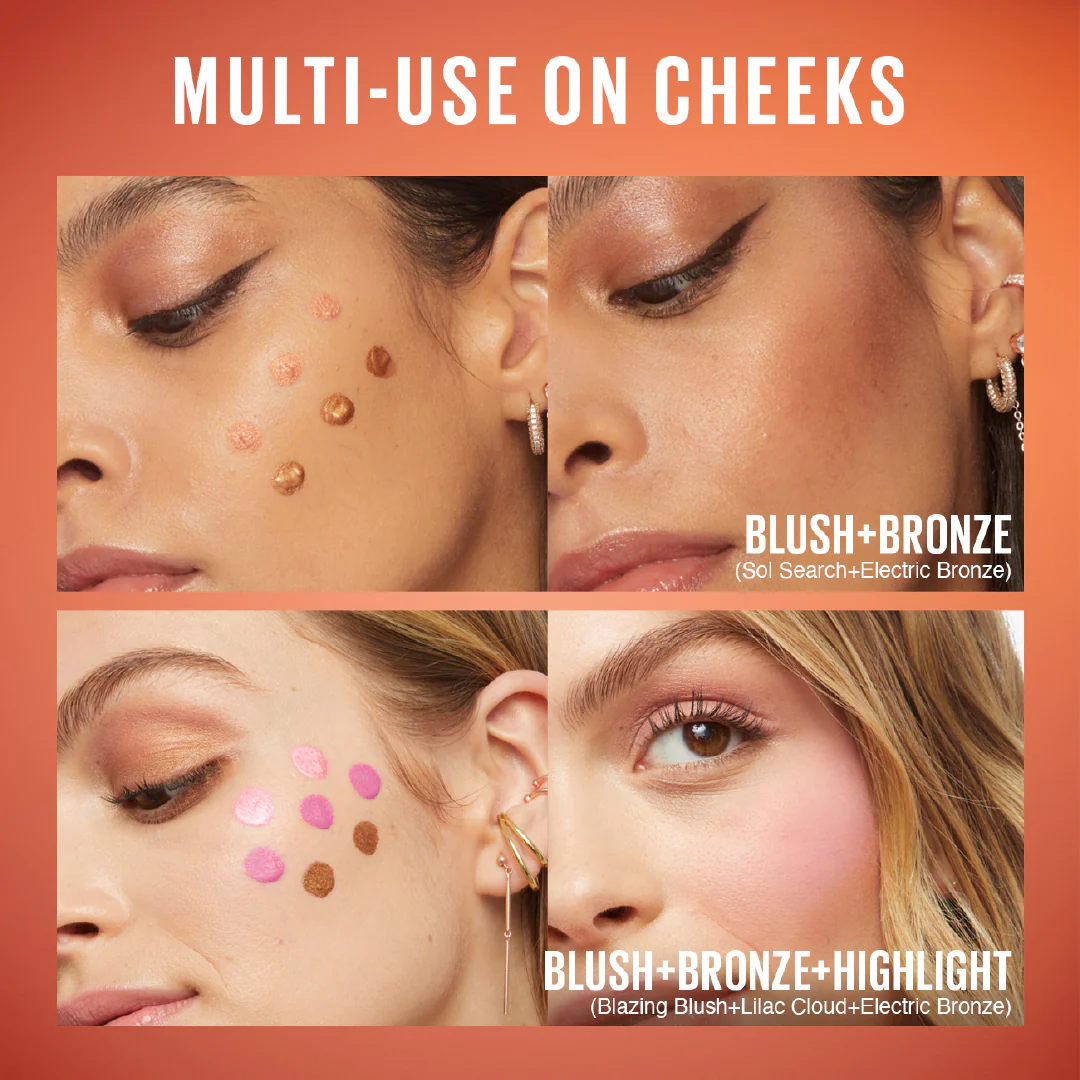 Maybelline Sunkisser 12H Longwear Multi-use Matte Liquid Blush, Bronzer, Blendable, Buildable - Image 15