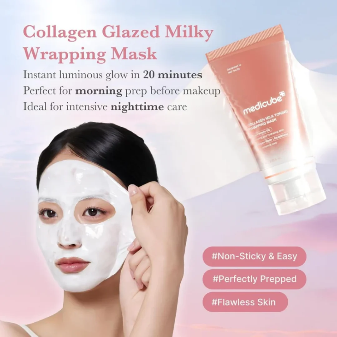 Medicube Collagen Milk Toning Wrapping Mask - Image 4