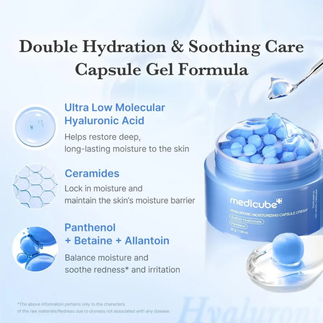 Medicube Hyaluronic Moisturizing Capsule Cream - Image 3