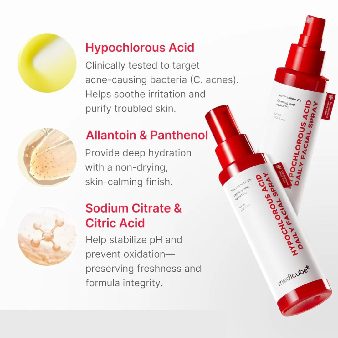 Medicube Hypochlorous Acid Daily Facial Spray 125ml - Image 3