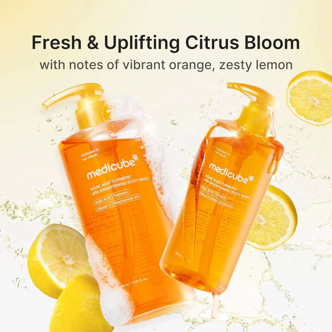 Medicube Kojic Acid Turmeric Vita Brightening Body Wash - Image 6