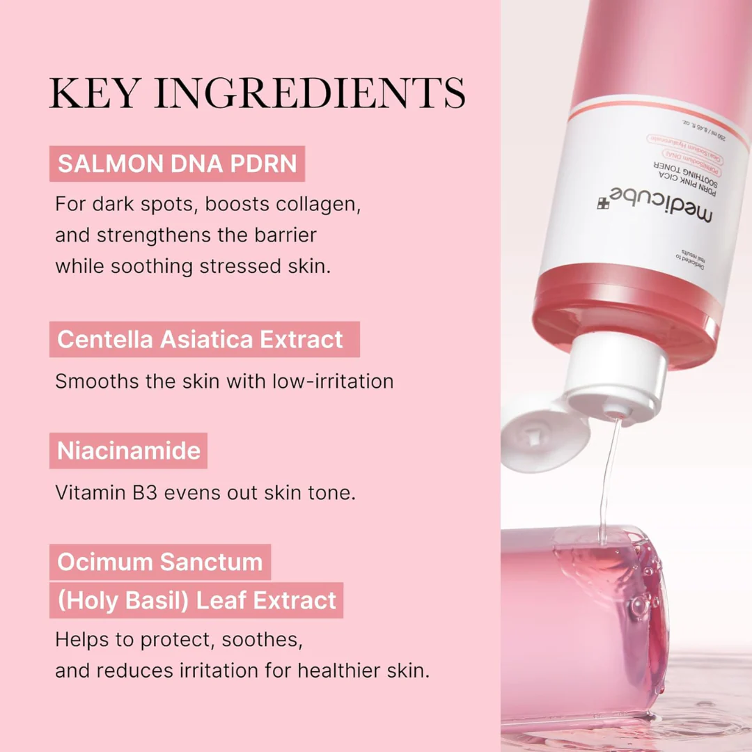 Medicube PDRN Pink Cica Soothing Toner - Image 3