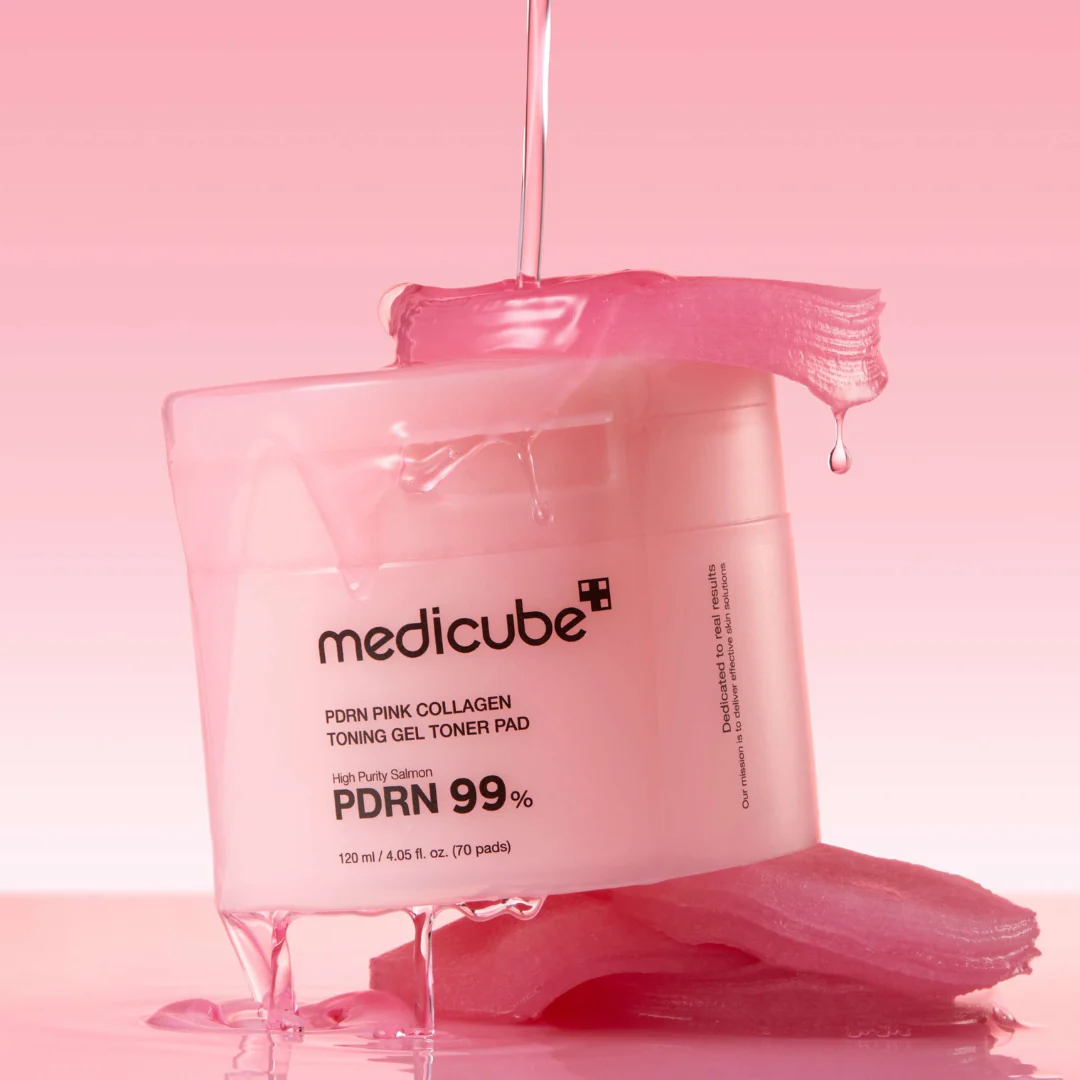 Medicube PDRN Pink Collagen Toning Gel Toner Pad - Image 2