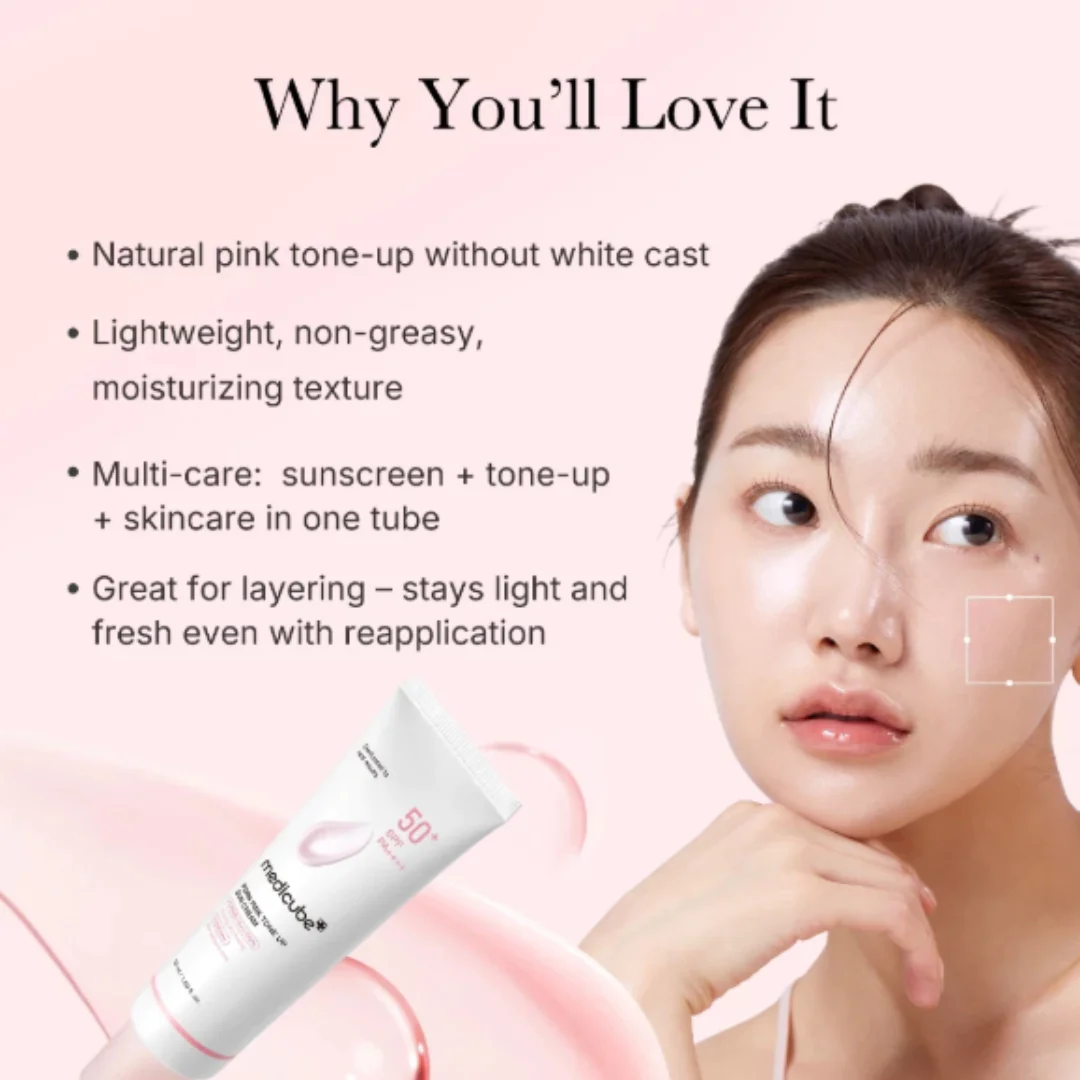 Medicube PDRN Pink Tone Up Sun Cream - Image 4
