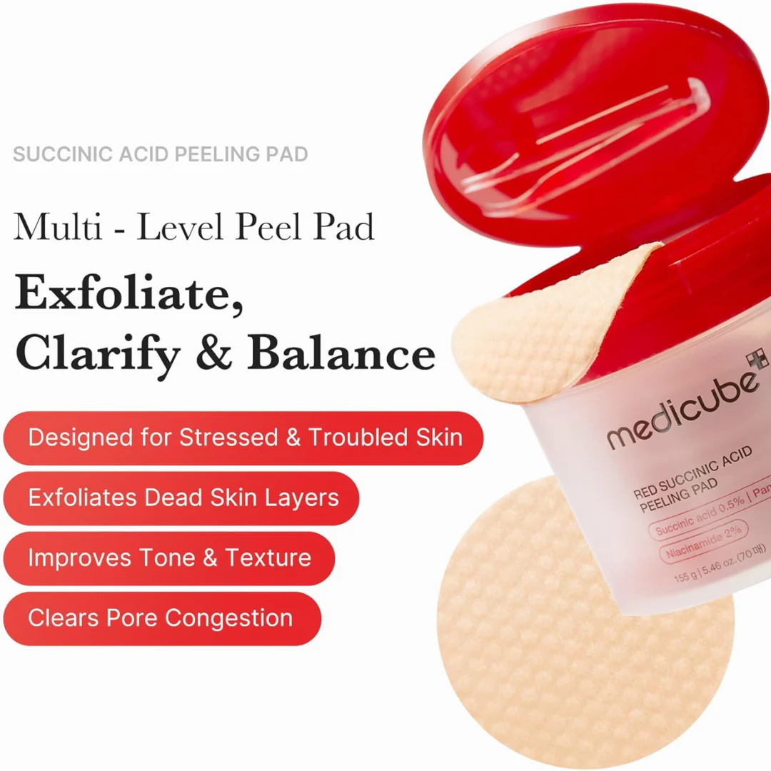 Medicube Red Succinic Peeling Pad - Image 3