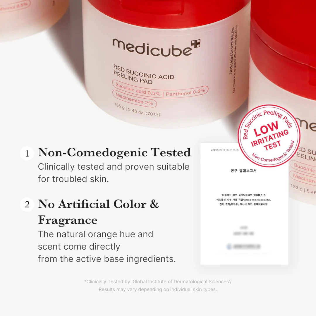 Medicube Red Succinic Peeling Pad - Image 6