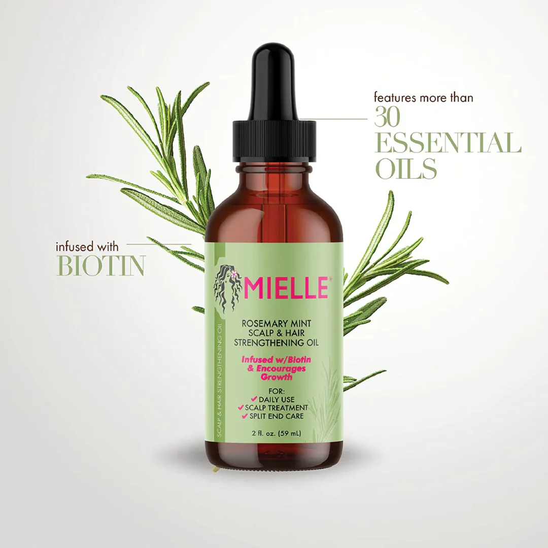 Mielle Scalp & Hair Strengthening Oil Rosemary Mint 59ml - Image 3