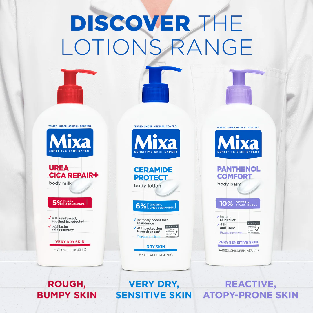 Mixa Ceramide Protect Body Lotion For Dry, Very Dry and Sensitive Skin - Image 10