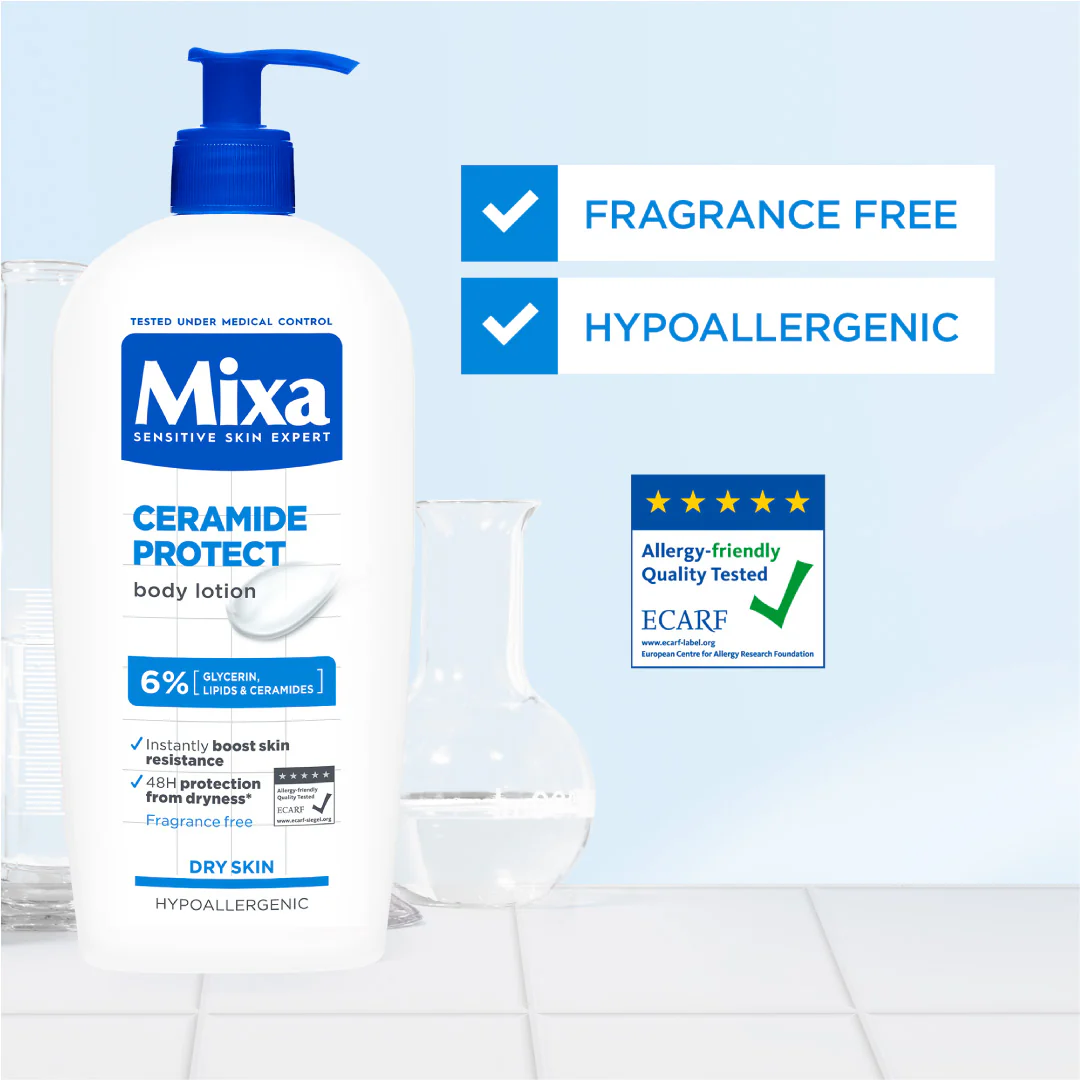 Mixa Ceramide Protect Body Lotion For Dry, Very Dry and Sensitive Skin - Image 5