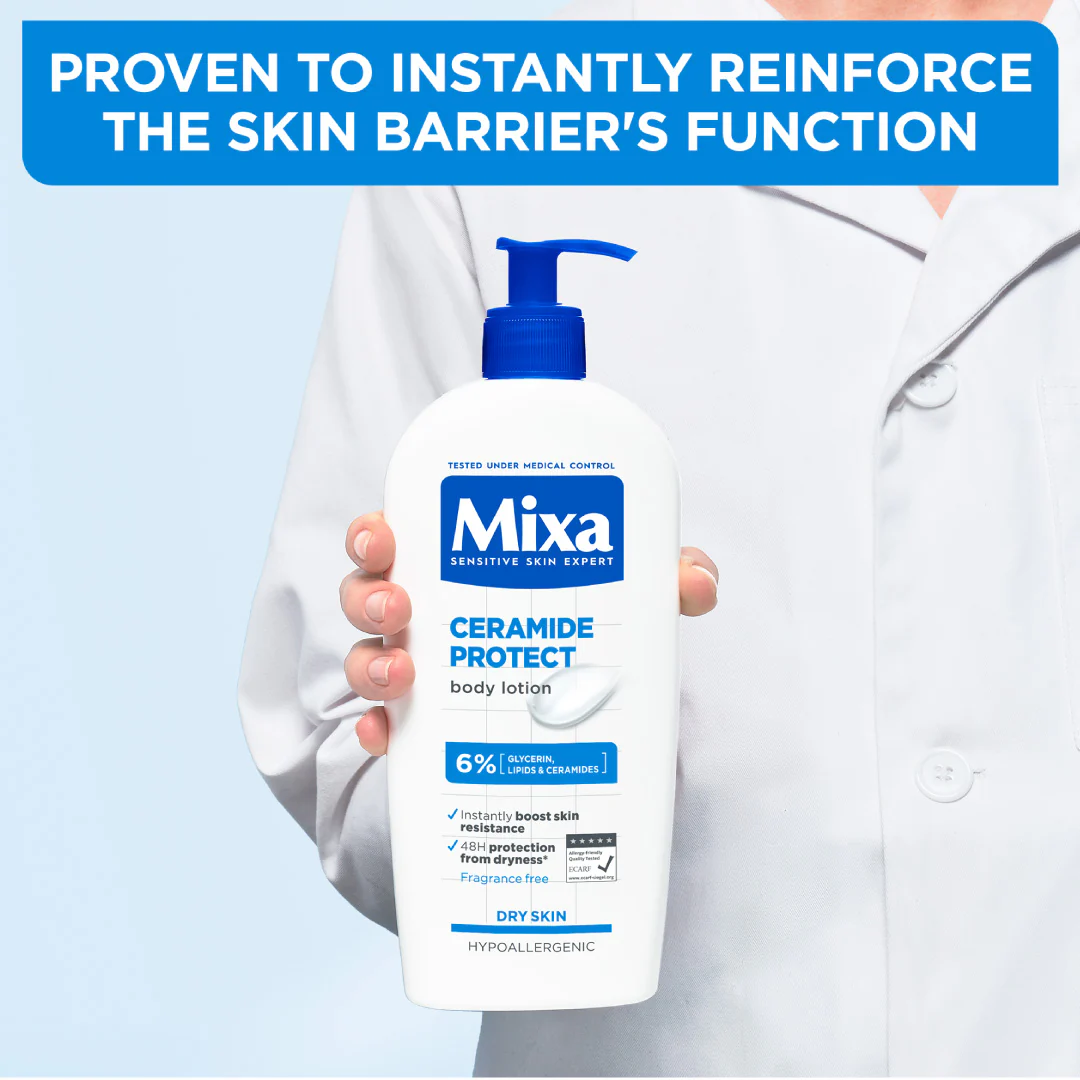 Mixa Ceramide Protect Body Lotion For Dry, Very Dry and Sensitive Skin - Image 6
